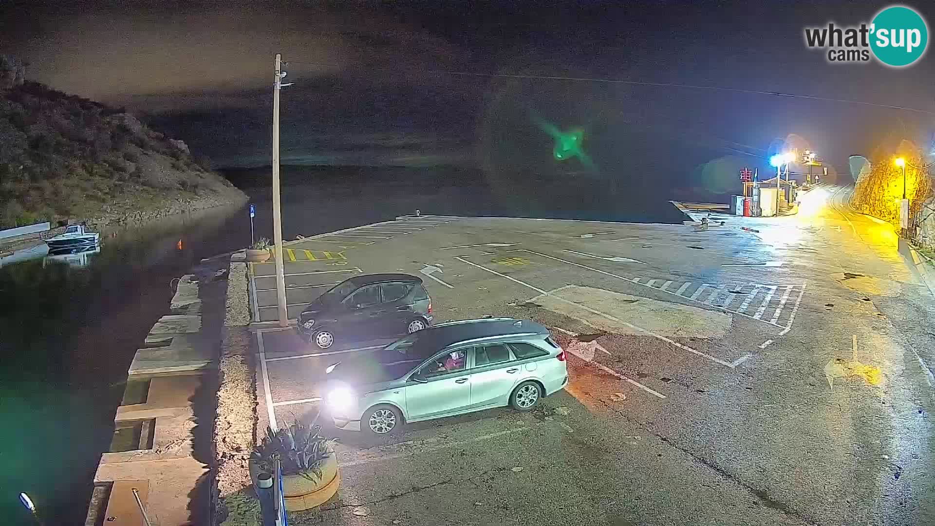 Webcam Fährhafen Prizna – zur Insel Pag