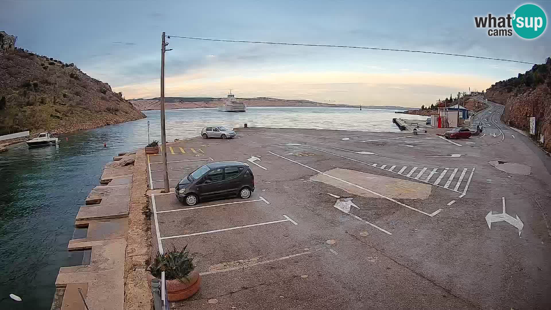 Webcam porto traghetti di Prizna – per l’isola di Pag