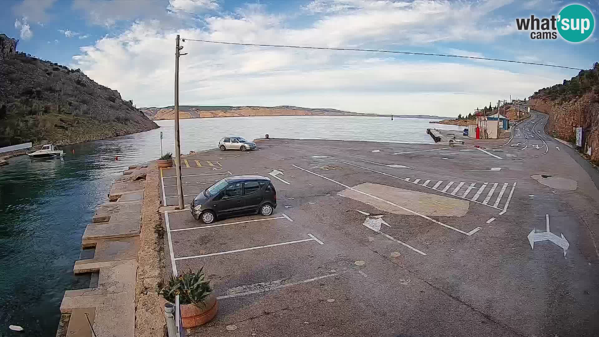 Webcam porto traghetti di Prizna – per l’isola di Pag