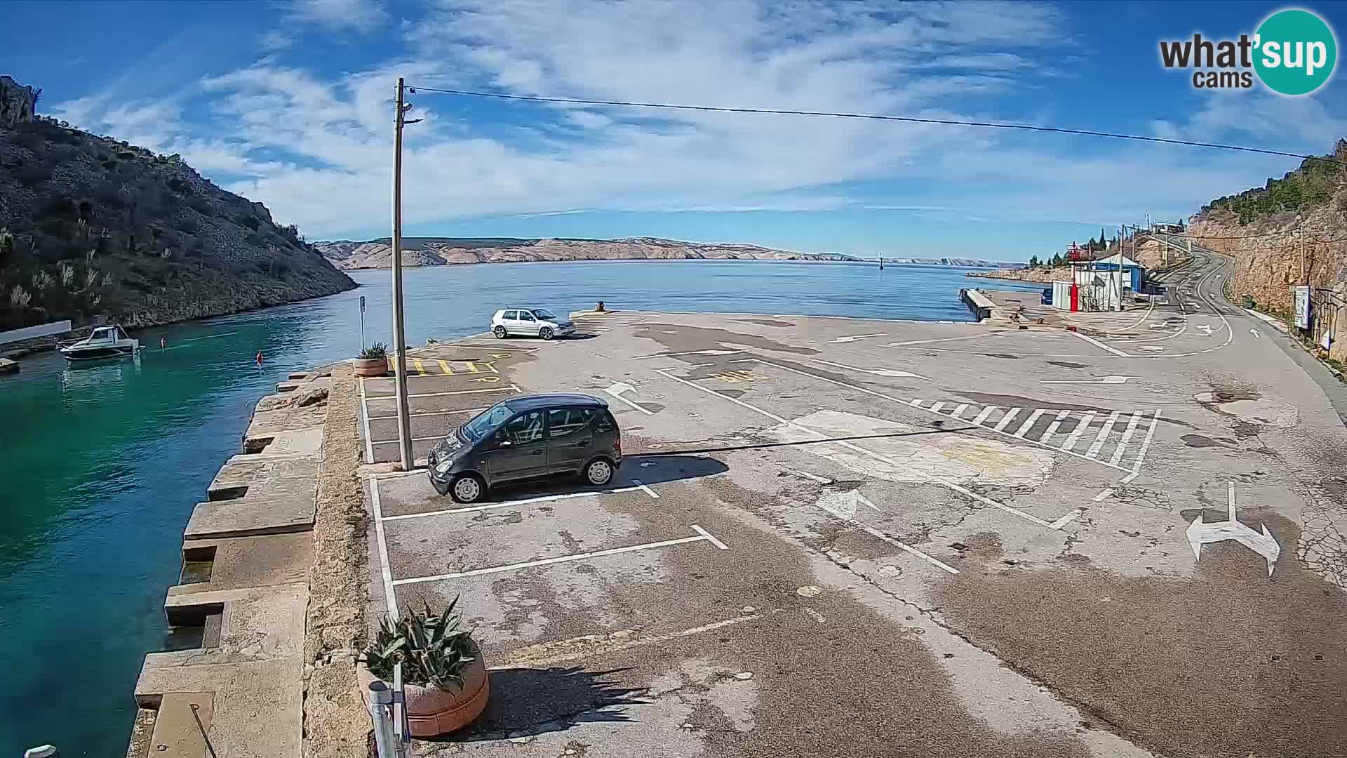Webcam porto traghetti di Prizna – per l’isola di Pag