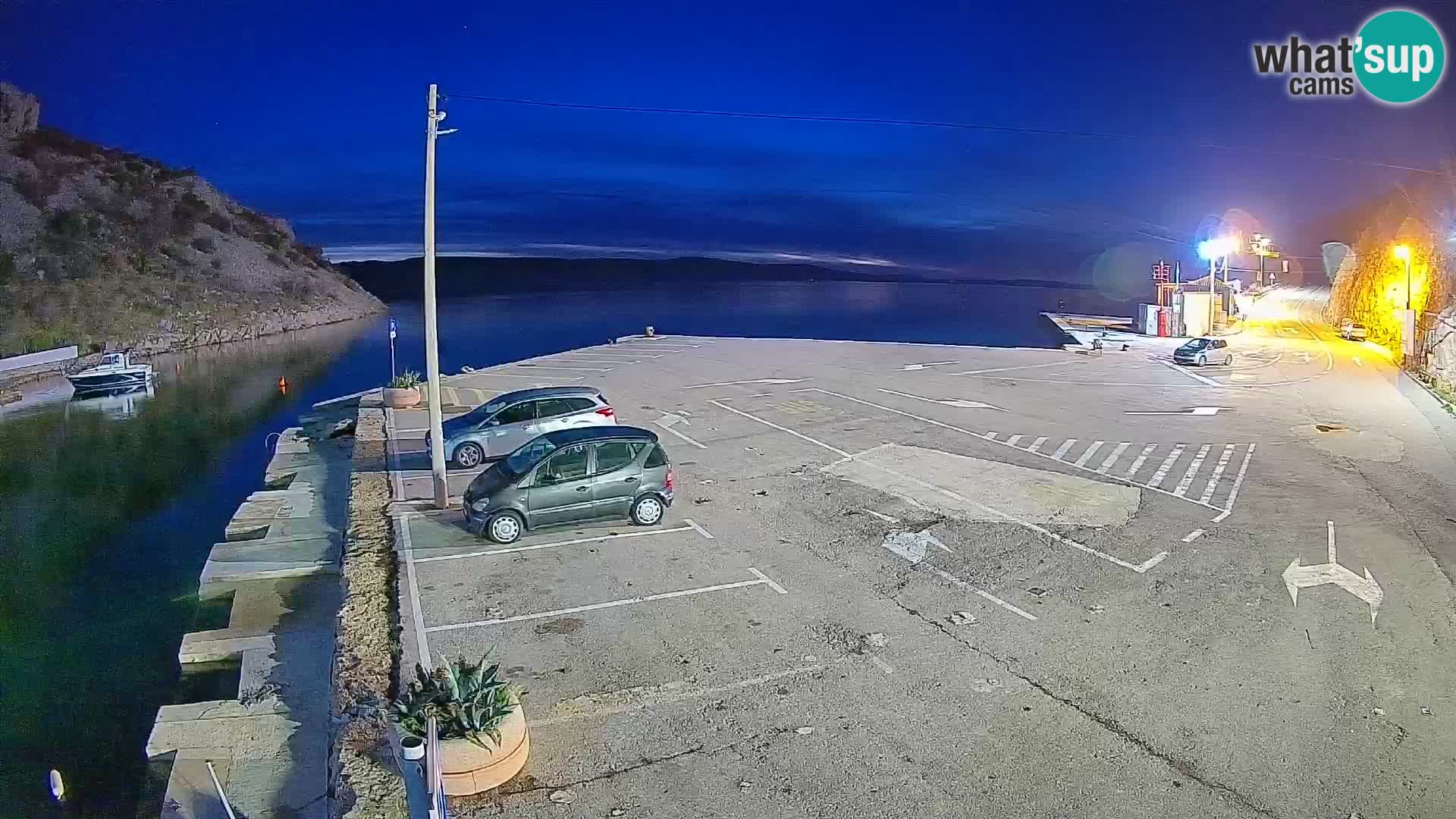 Webcam porto traghetti di Prizna – per l’isola di Pag