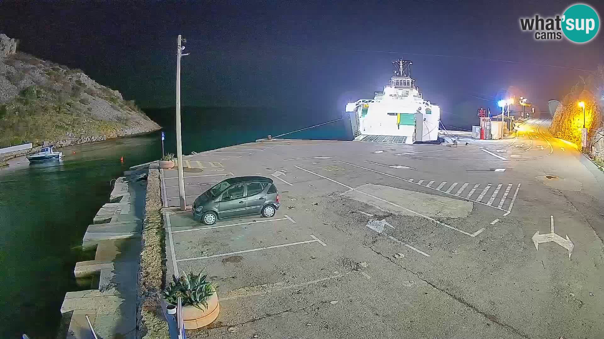 Webcam porto traghetti di Prizna – per l’isola di Pag