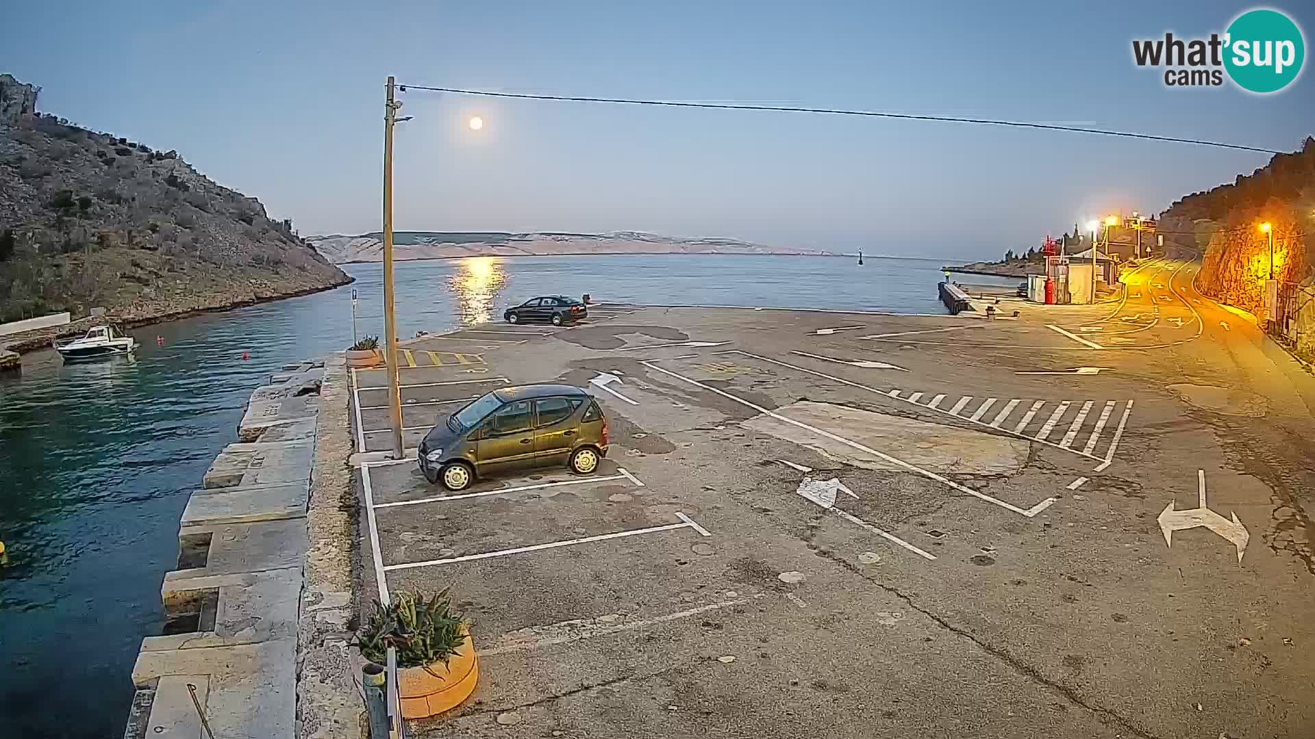 Webcam porto traghetti di Prizna – per l’isola di Pag