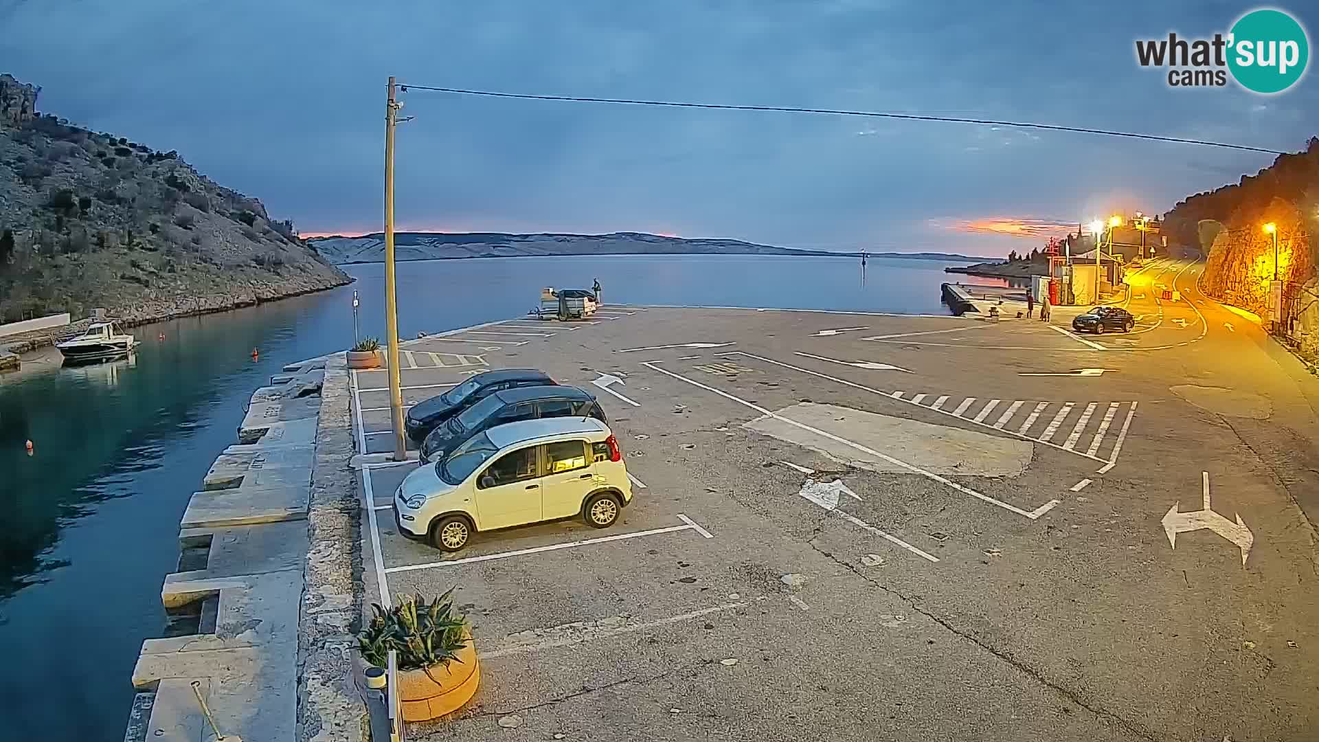 Webcam porto traghetti di Prizna – per l’isola di Pag