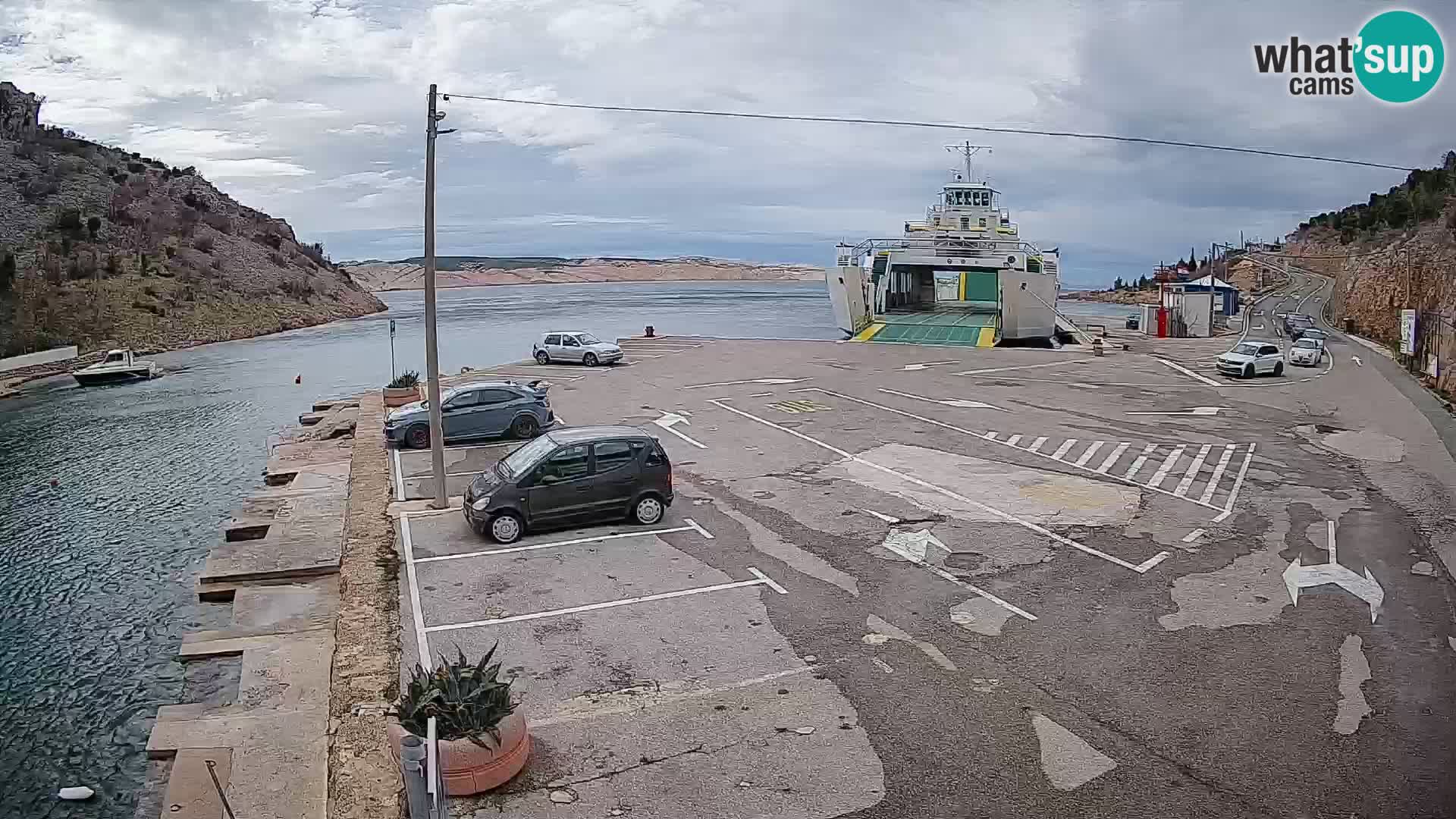 Webcam porto traghetti di Prizna – per l’isola di Pag