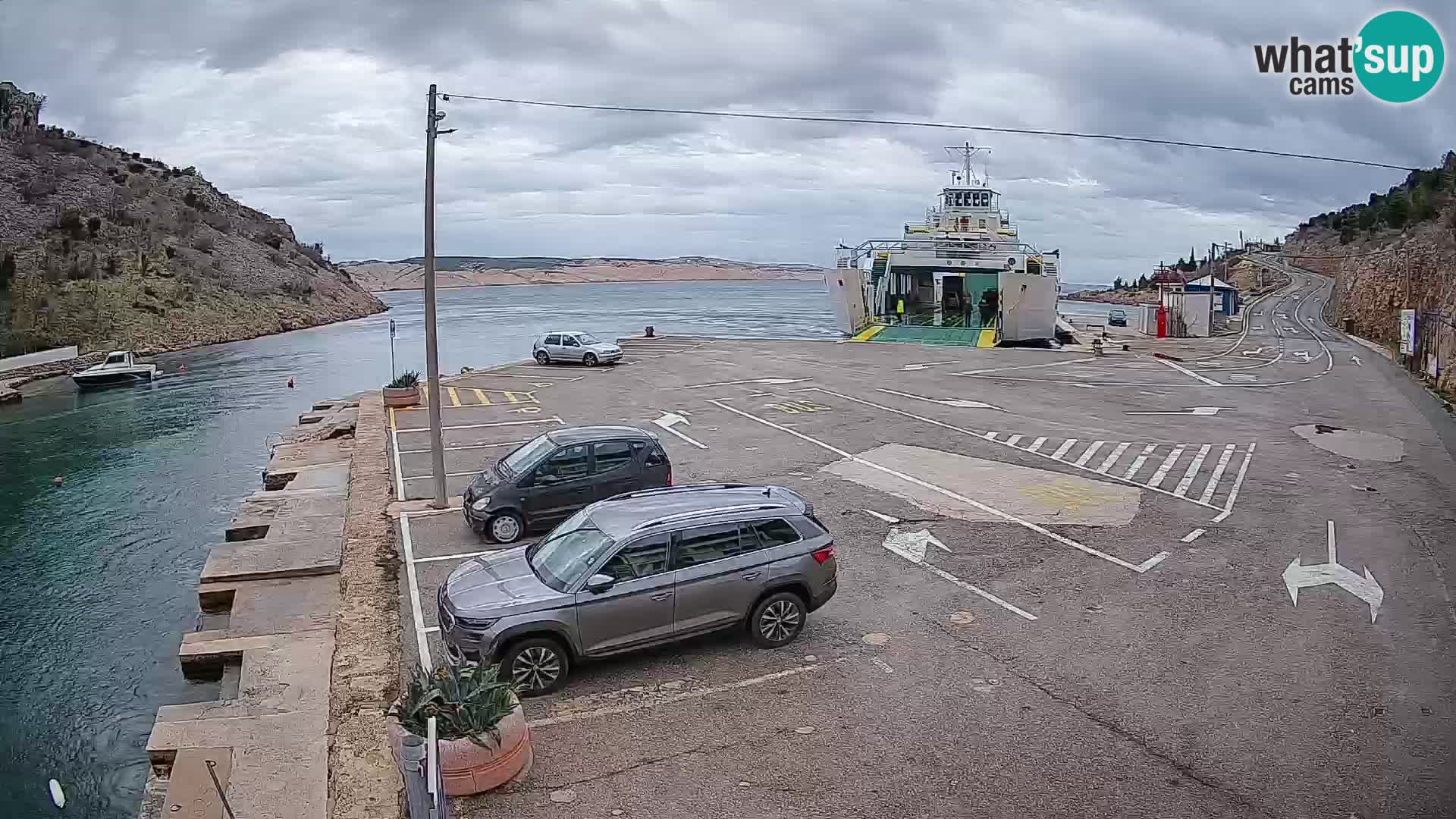 Webcam porto traghetti di Prizna – per l’isola di Pag