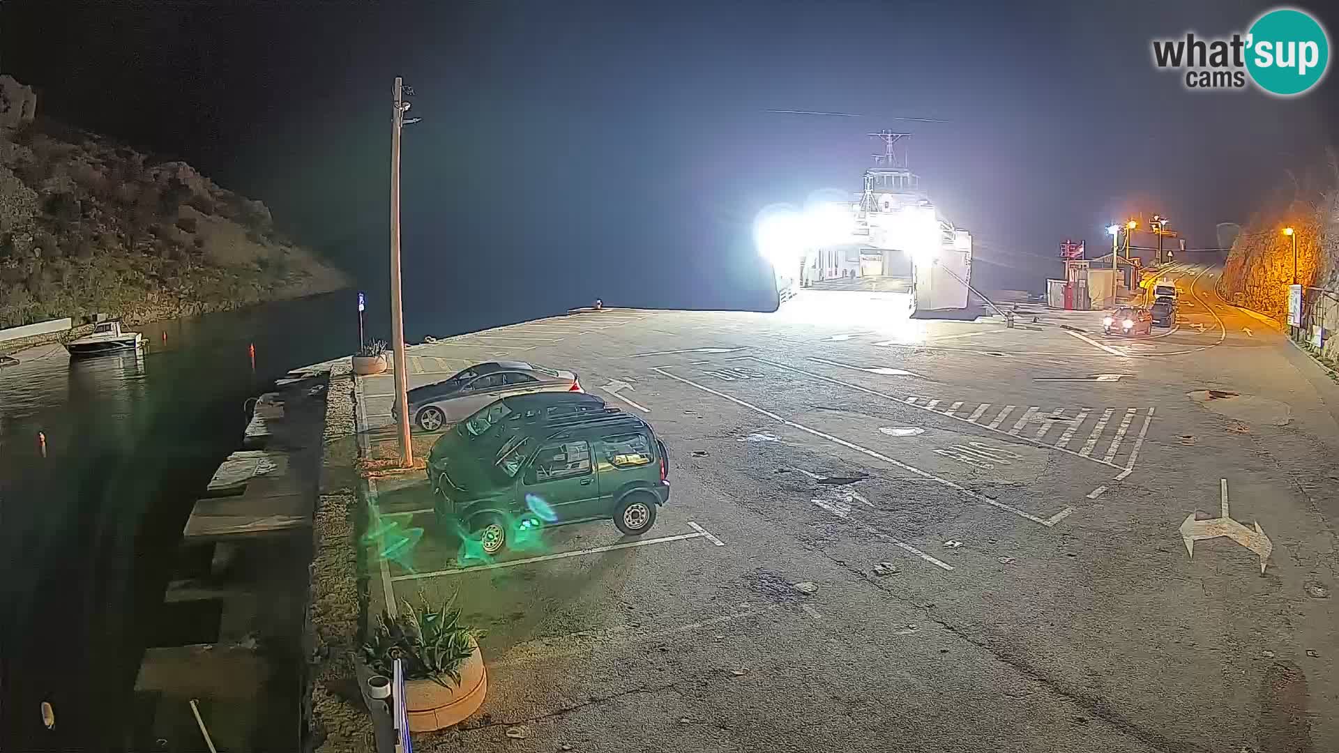 Webcam porto traghetti di Prizna – per l’isola di Pag