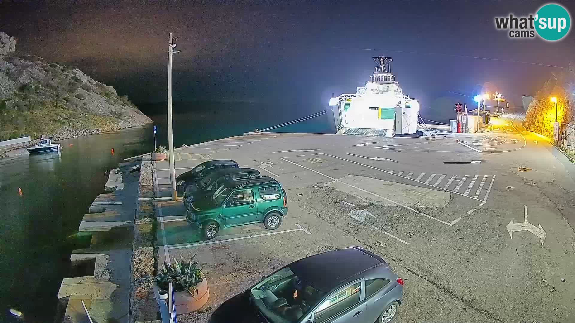 Webcam porto traghetti di Prizna – per l’isola di Pag