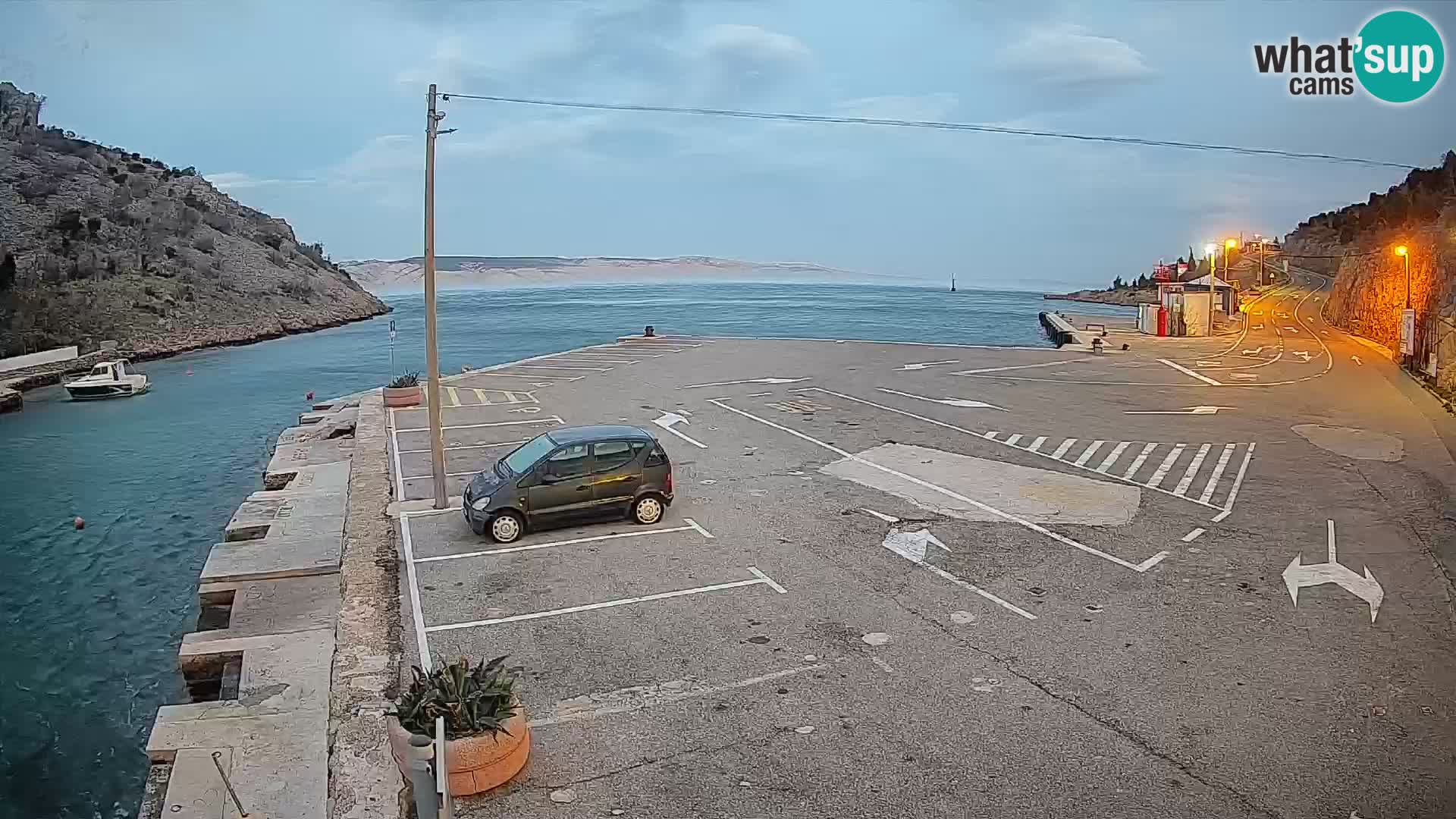 Webcam porto traghetti di Prizna – per l’isola di Pag