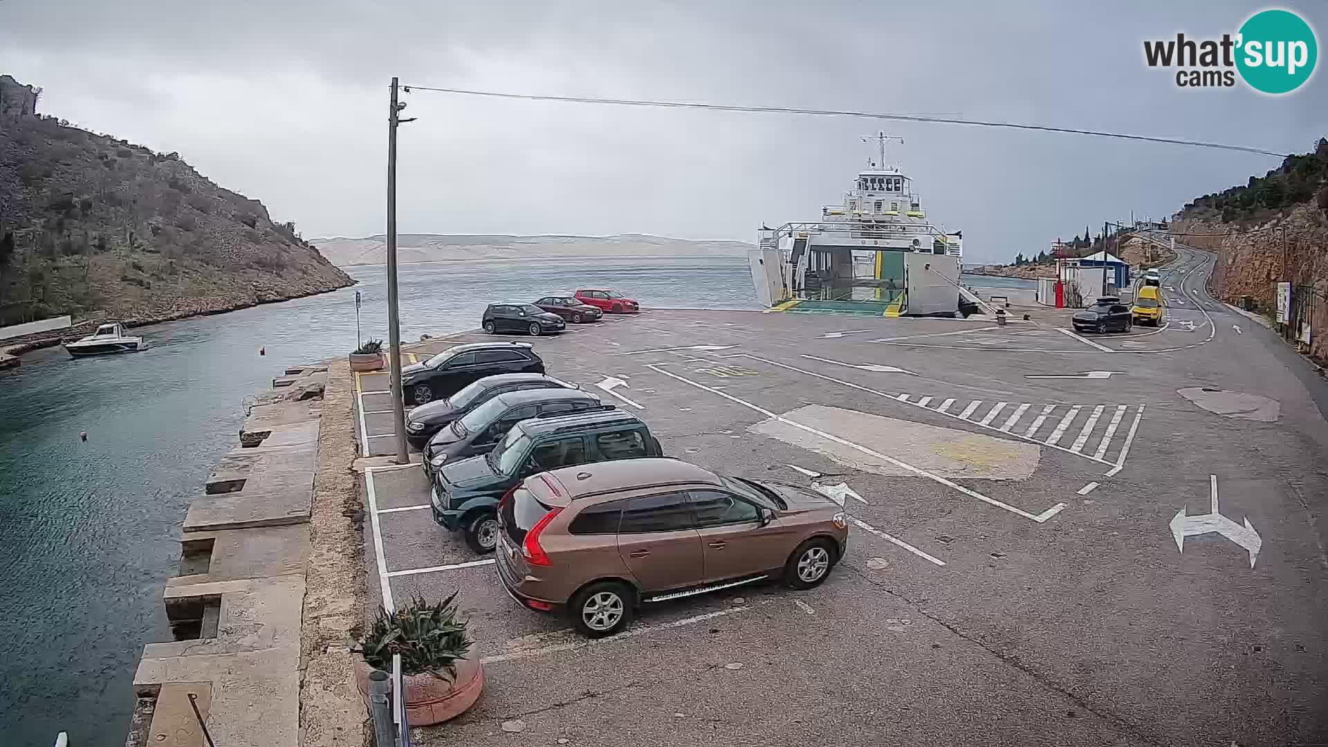 Webcam porto traghetti di Prizna – per l’isola di Pag