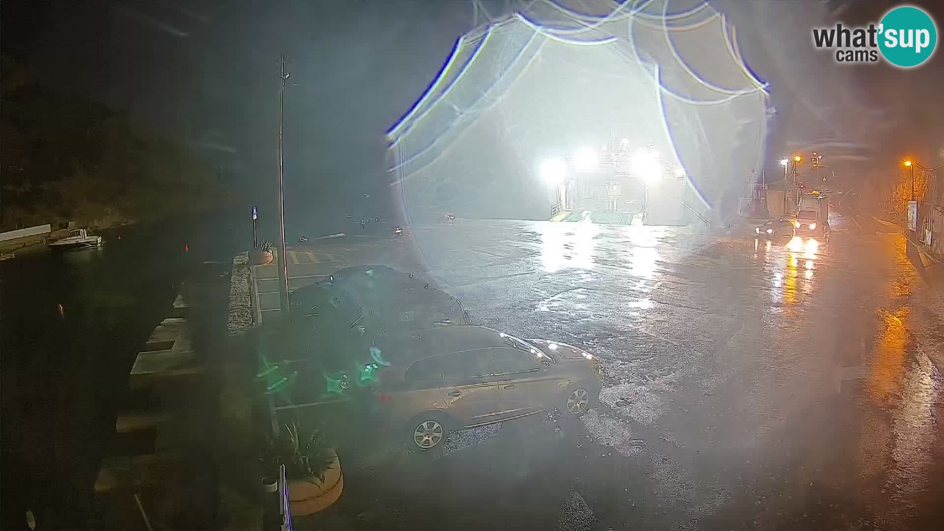 Webcam Prizna ferry port to Pag island