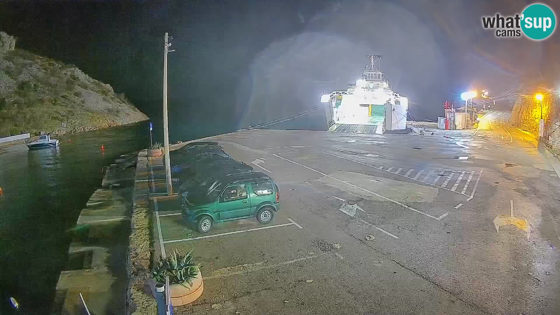 Webcam porto traghetti di Prizna – per l’isola di Pag