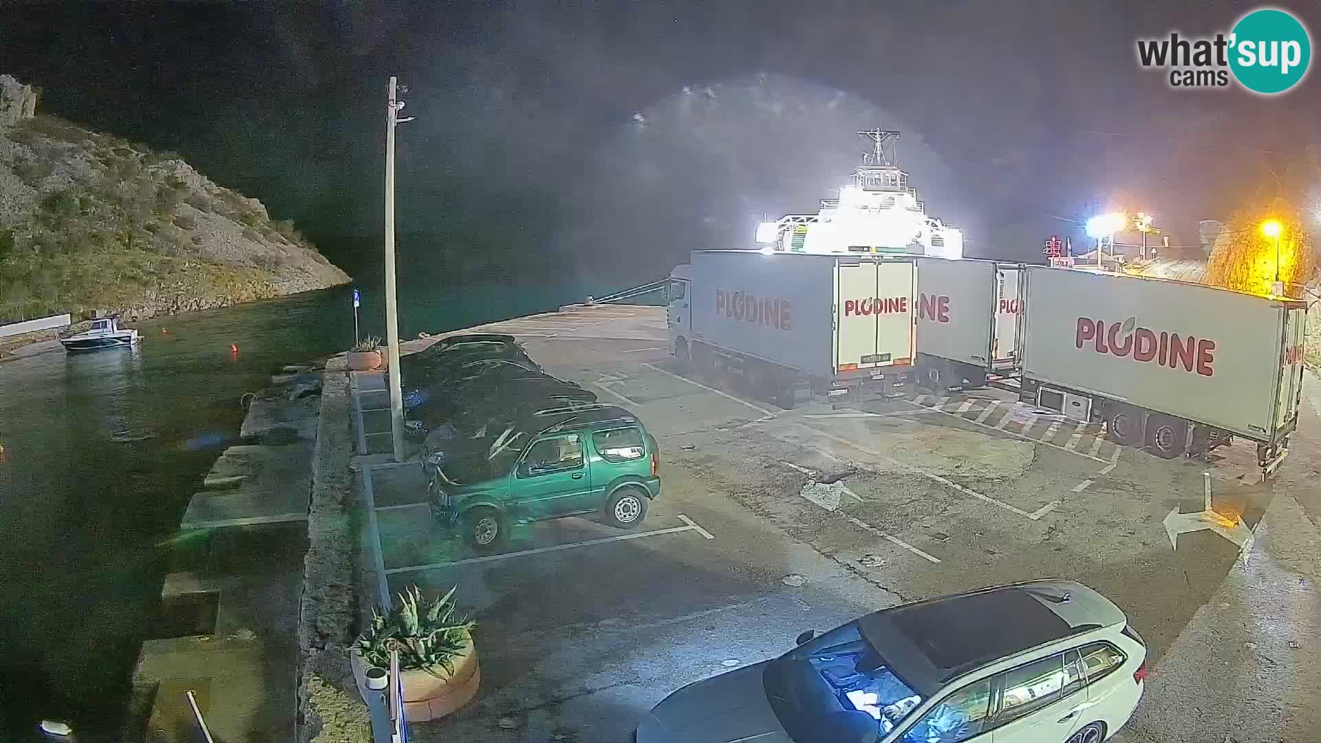 Webcam porto traghetti di Prizna – per l’isola di Pag