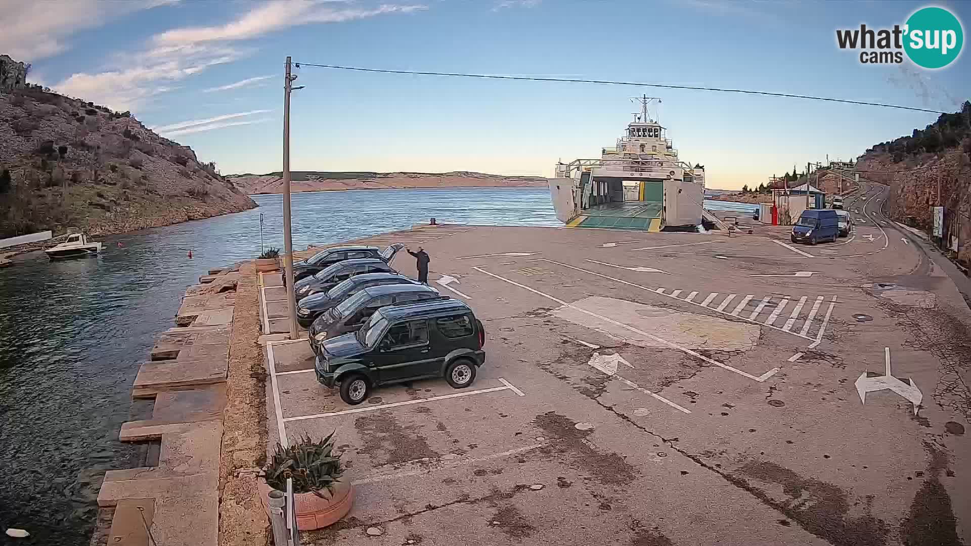 Webcam porto traghetti di Prizna – per l’isola di Pag