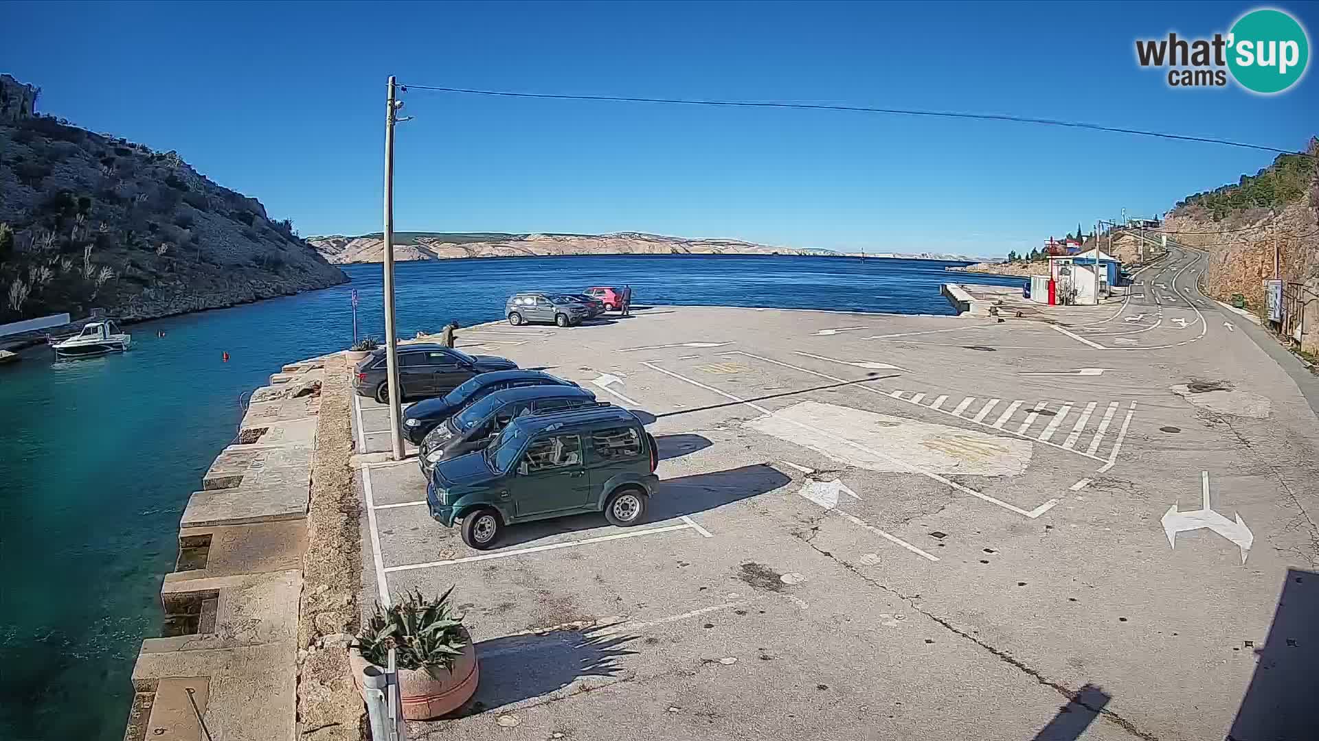Webcam porto traghetti di Prizna – per l’isola di Pag