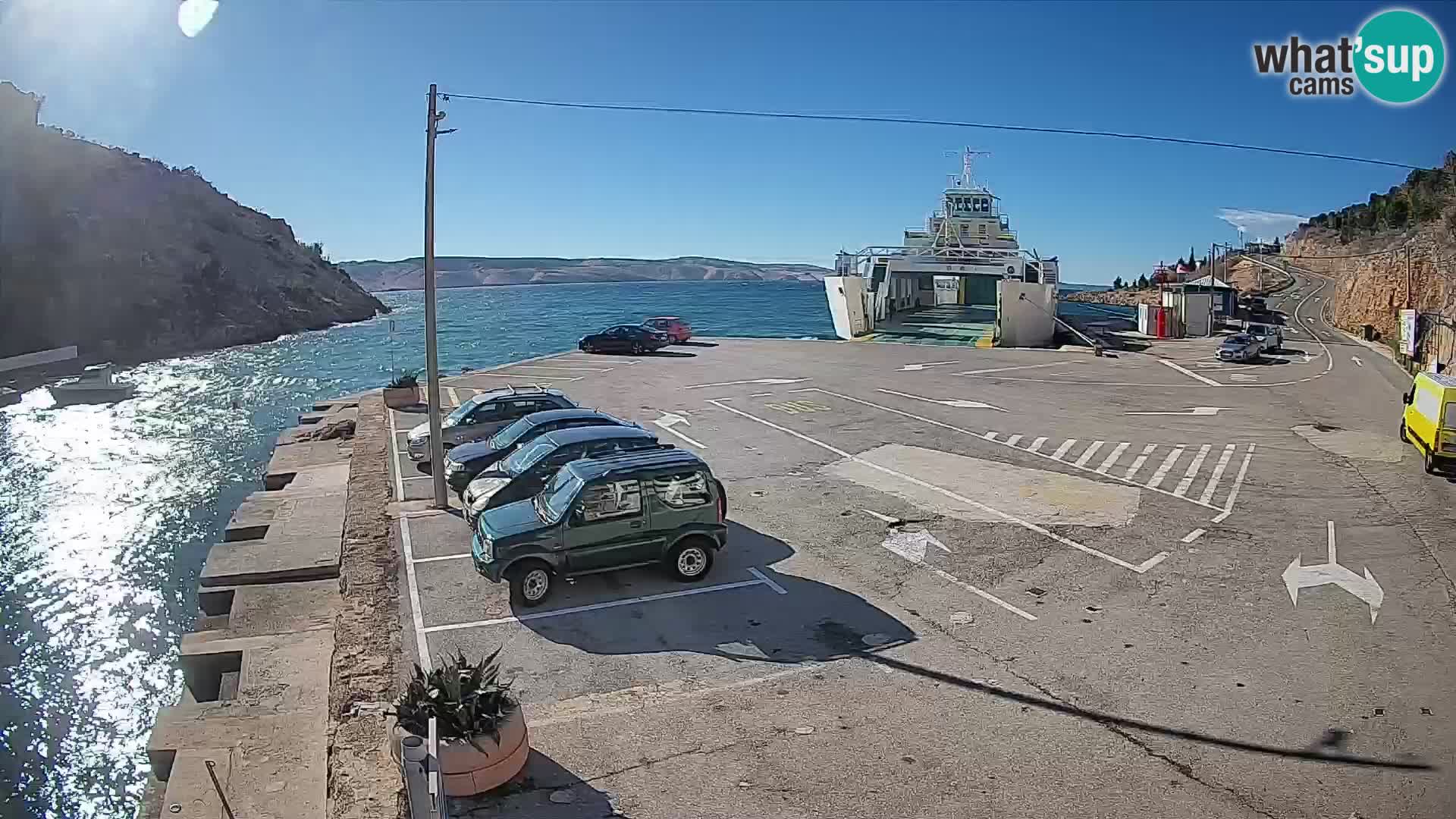 Webcam porto traghetti di Prizna – per l’isola di Pag