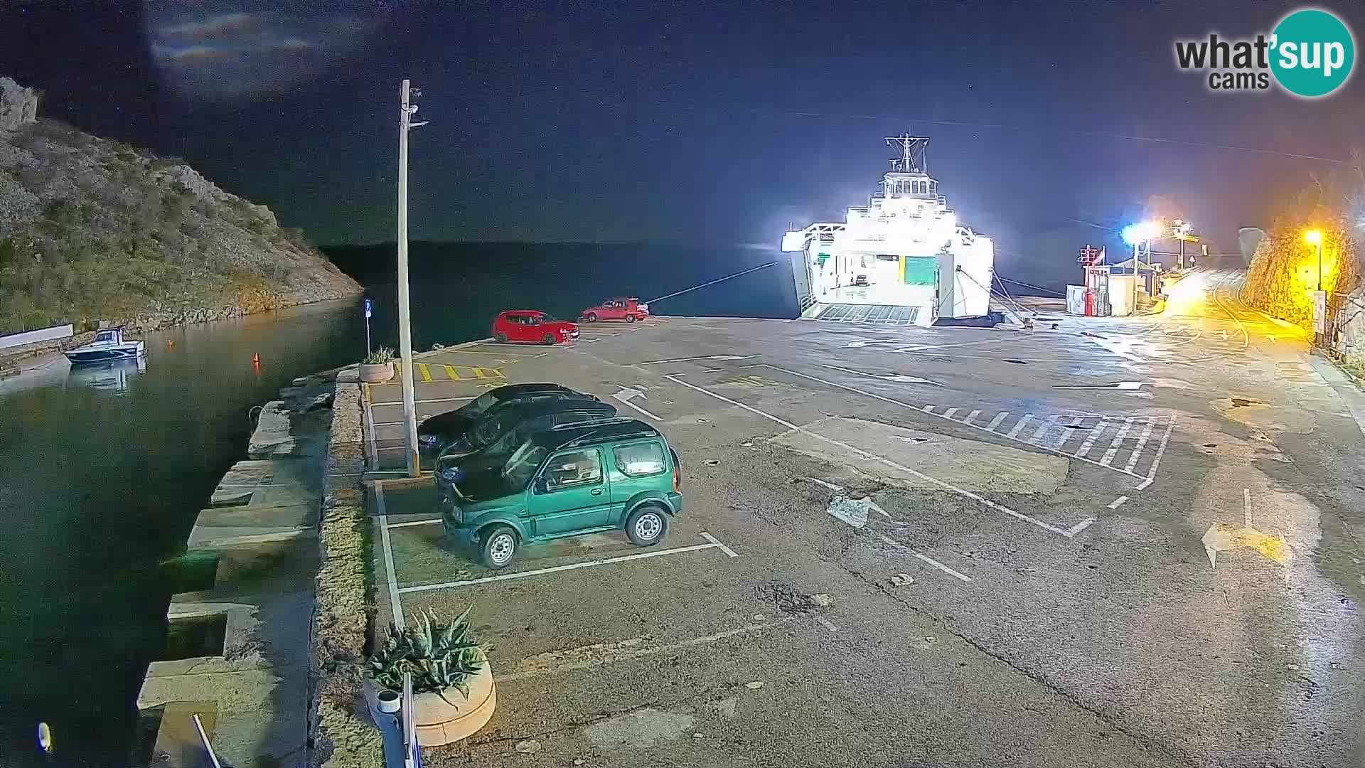 Webcam porto traghetti di Prizna – per l’isola di Pag