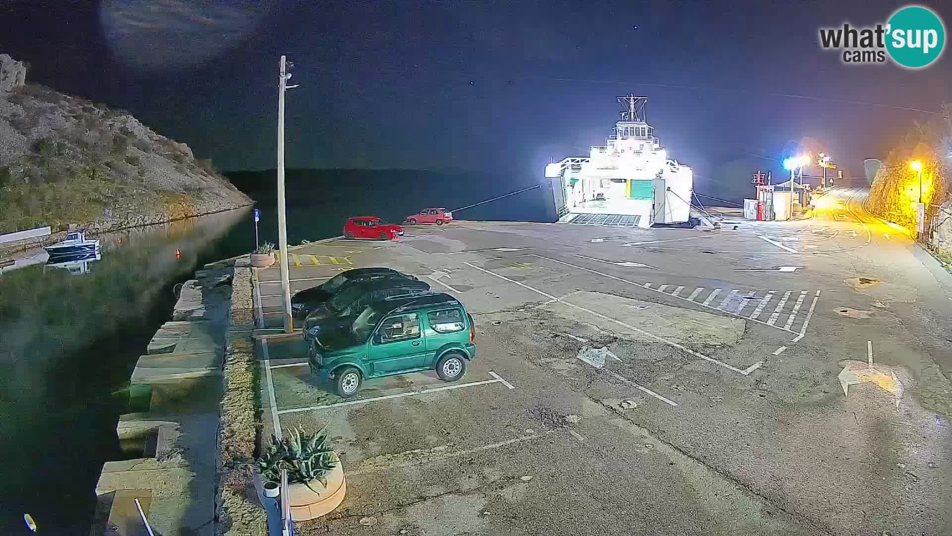 Webcam porto traghetti di Prizna – per l’isola di Pag