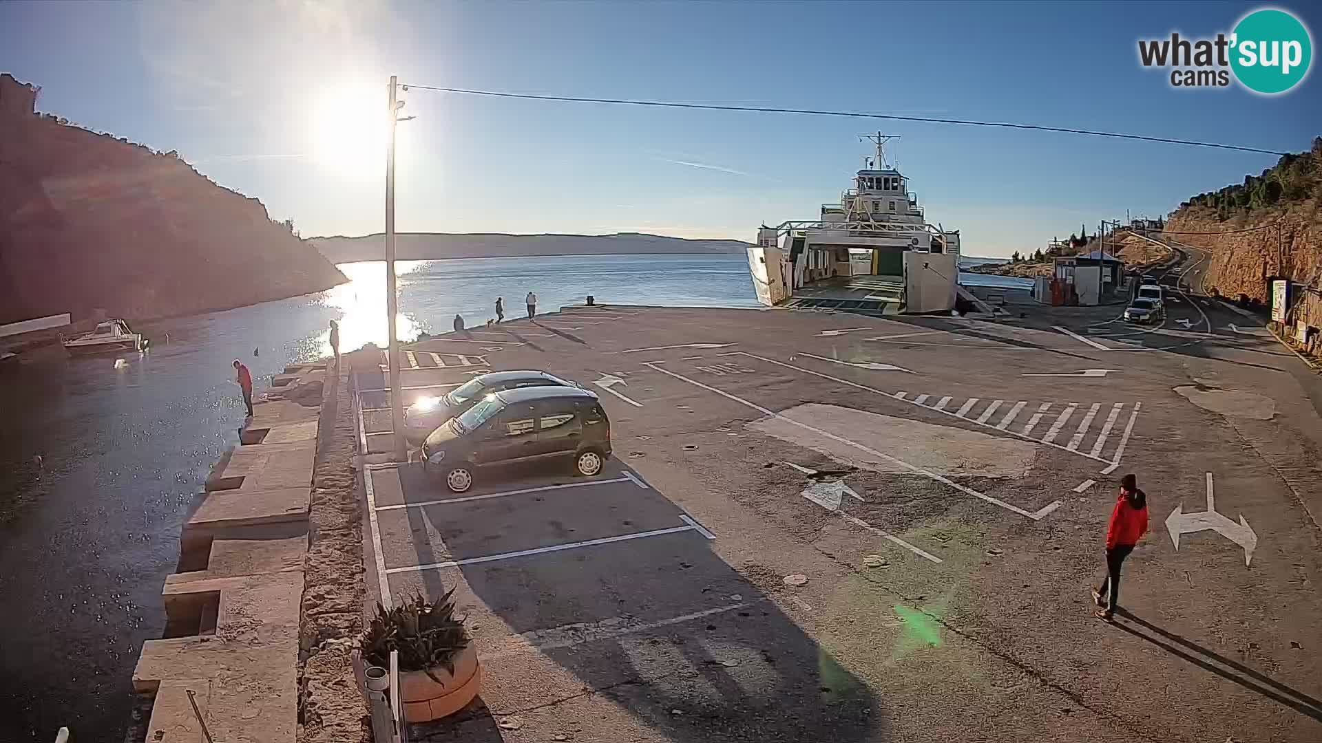 Webcam porto traghetti di Prizna – per l’isola di Pag