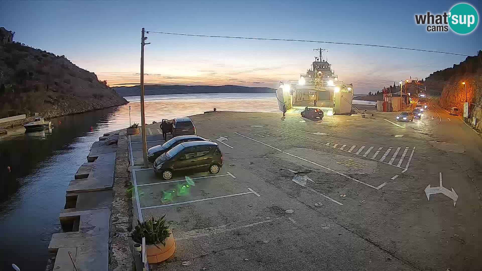 Webcam porto traghetti di Prizna – per l’isola di Pag