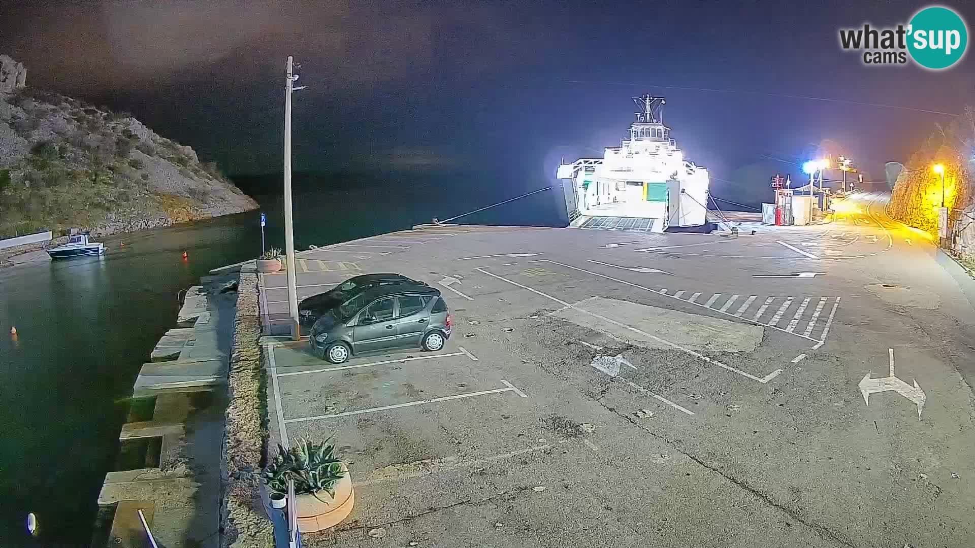 Webcam porto traghetti di Prizna – per l’isola di Pag