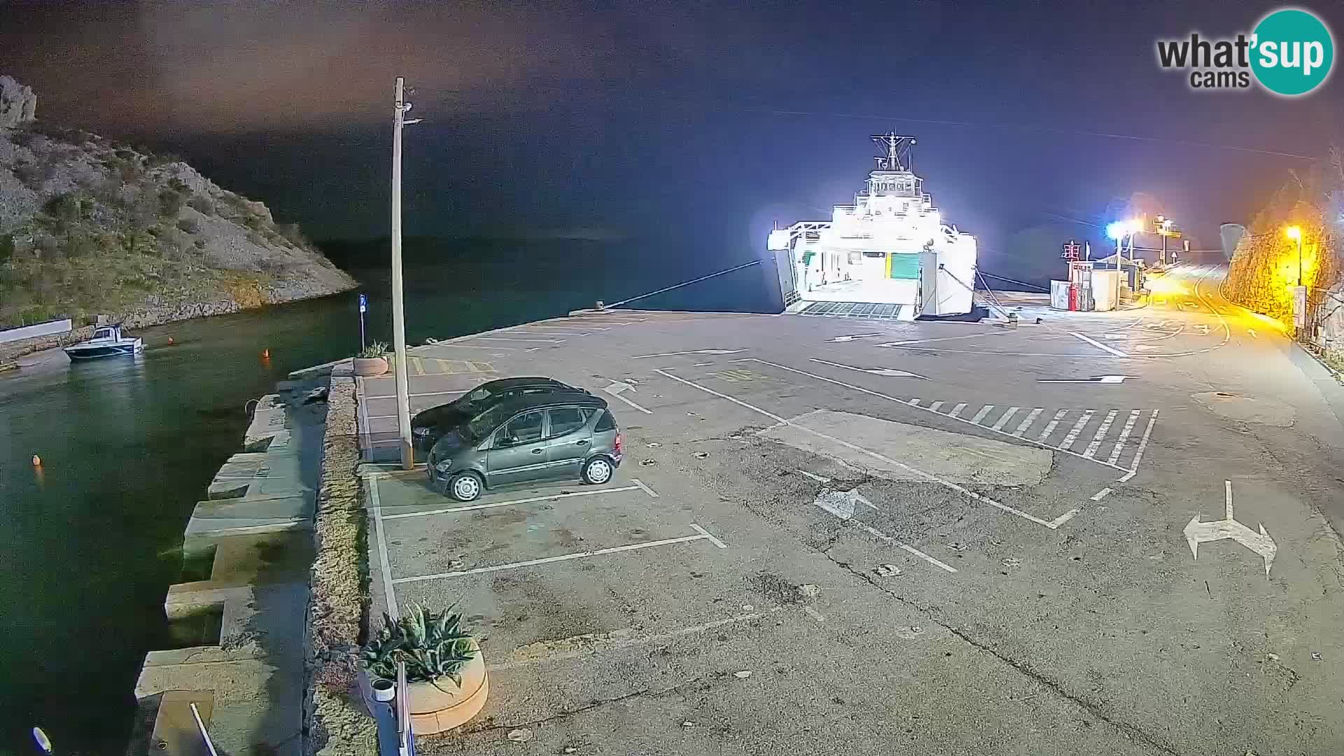 Webcam porto traghetti di Prizna – per l’isola di Pag