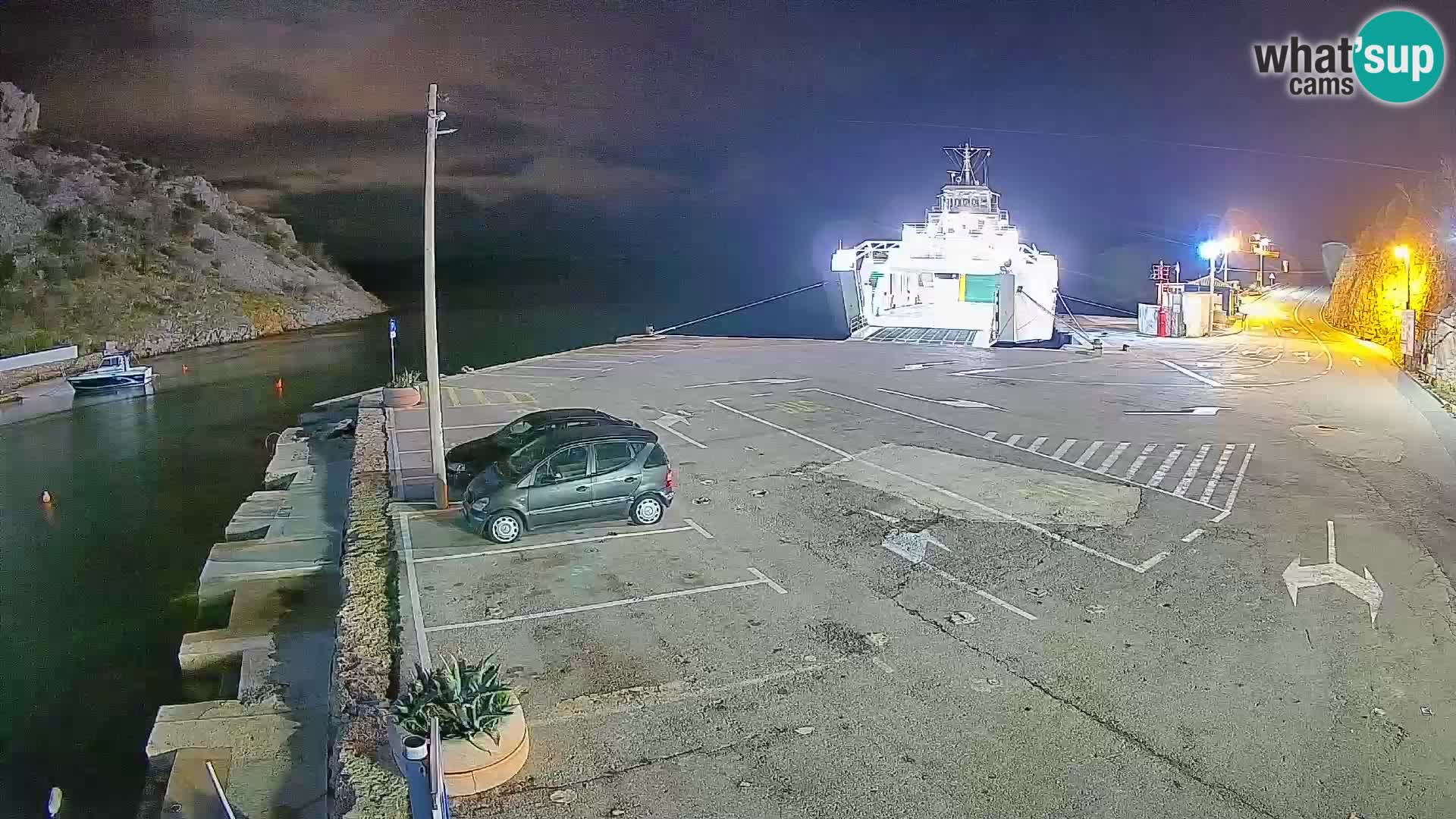 Webcam porto traghetti di Prizna – per l’isola di Pag