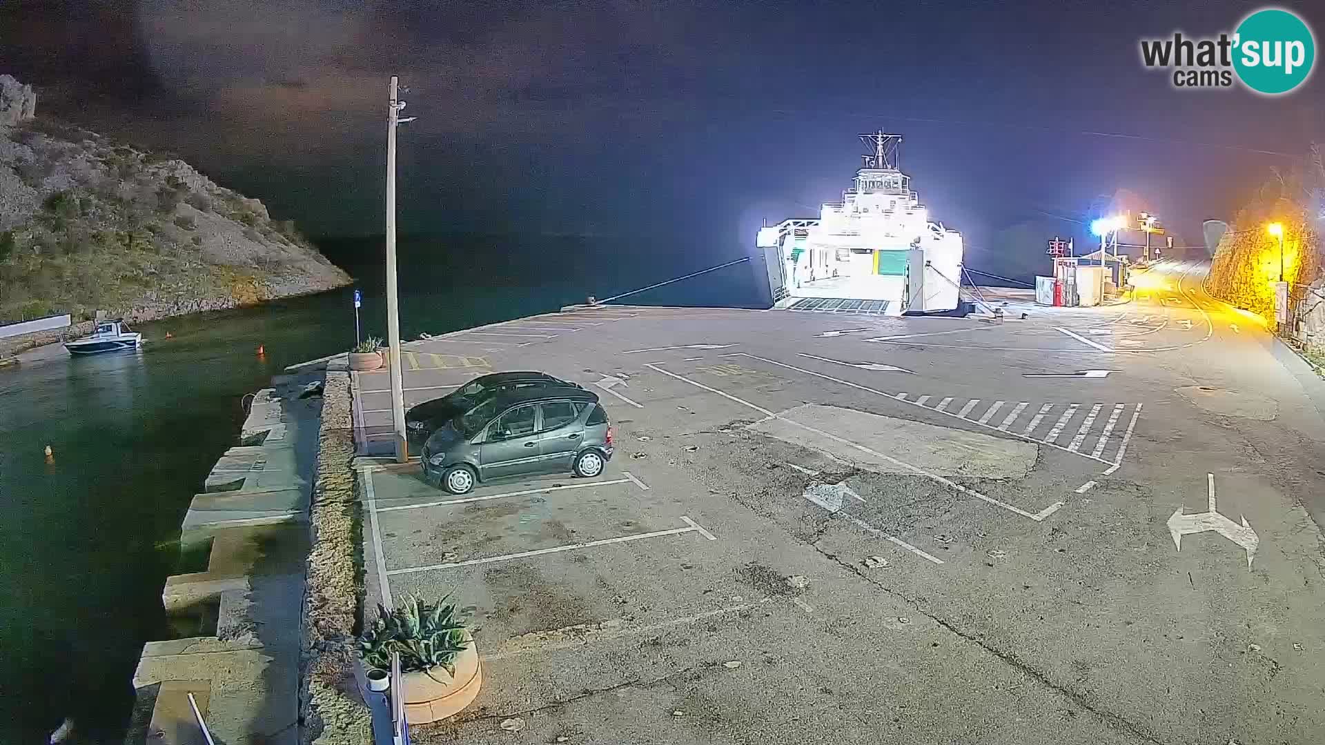 Webcam porto traghetti di Prizna – per l’isola di Pag