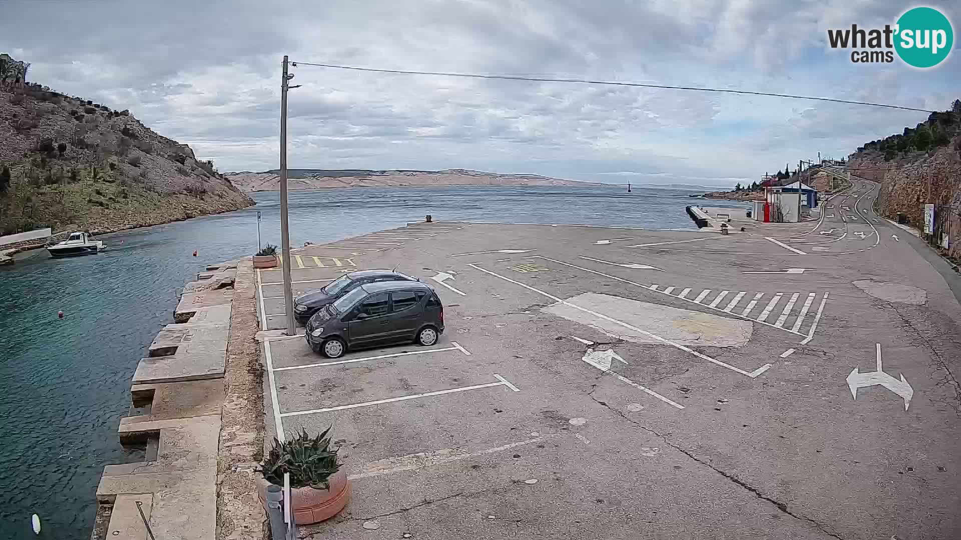 Webcam porto traghetti di Prizna – per l’isola di Pag