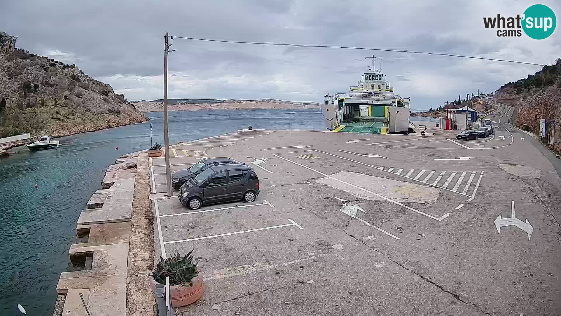 Webcam porto traghetti di Prizna – per l’isola di Pag