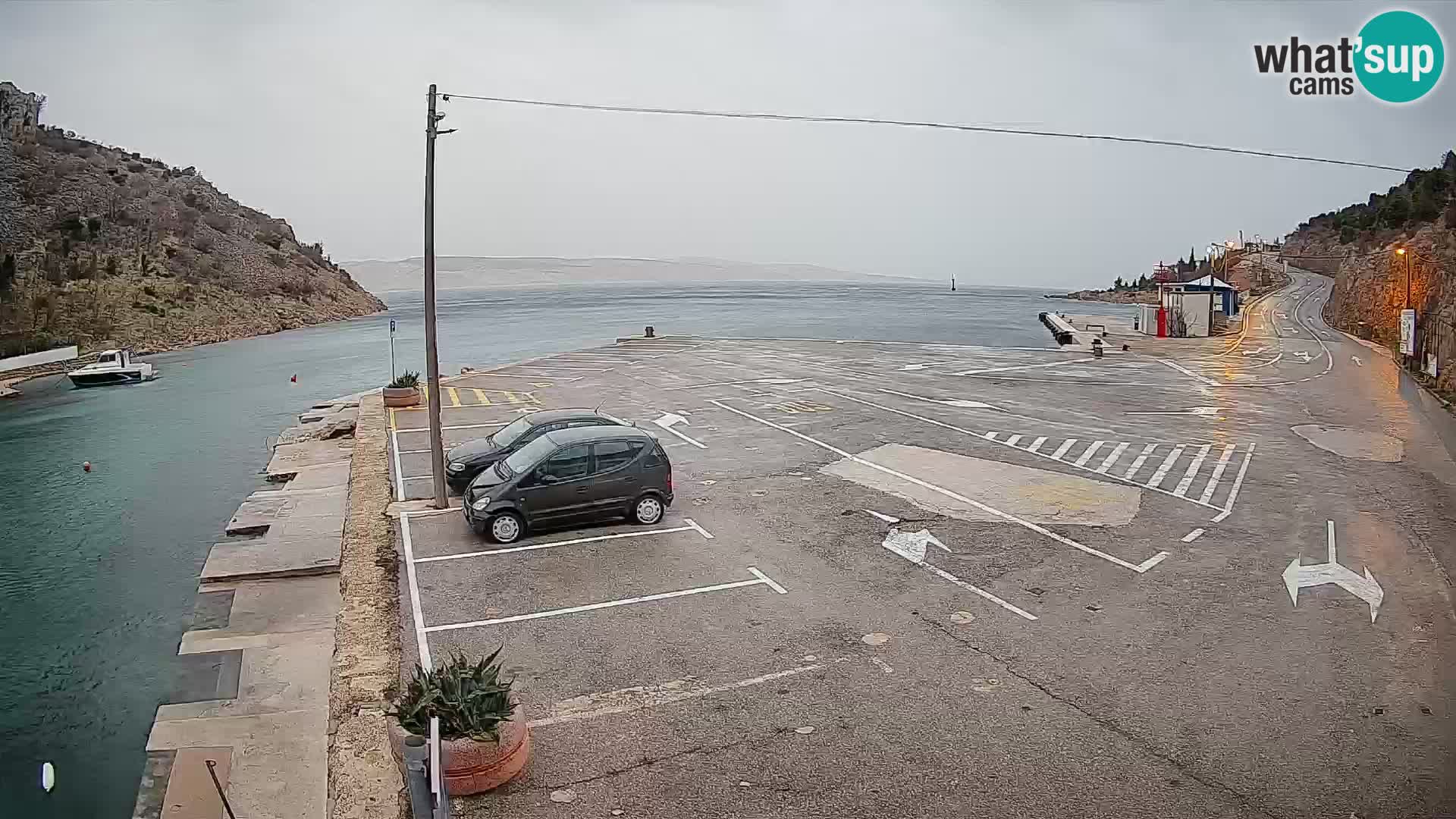 Webcam porto traghetti di Prizna – per l’isola di Pag