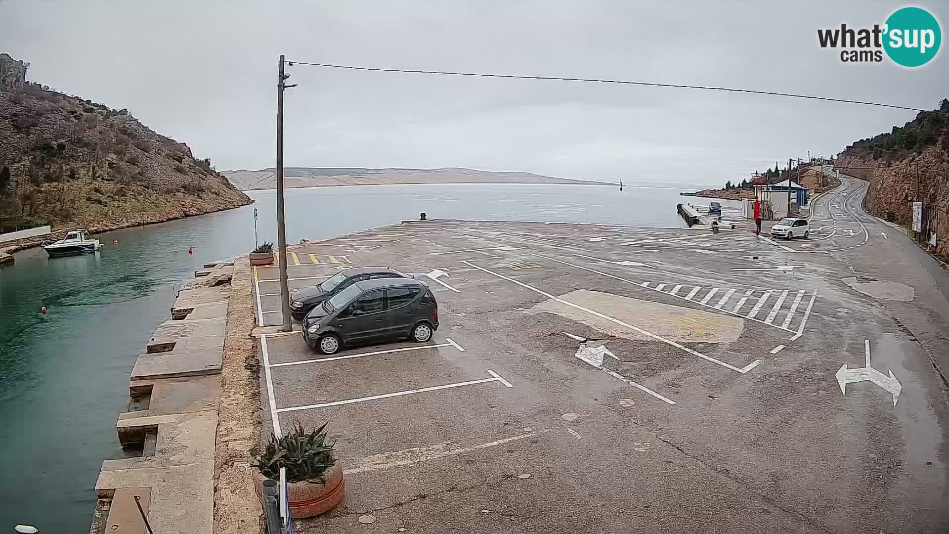 Webcam porto traghetti di Prizna – per l’isola di Pag