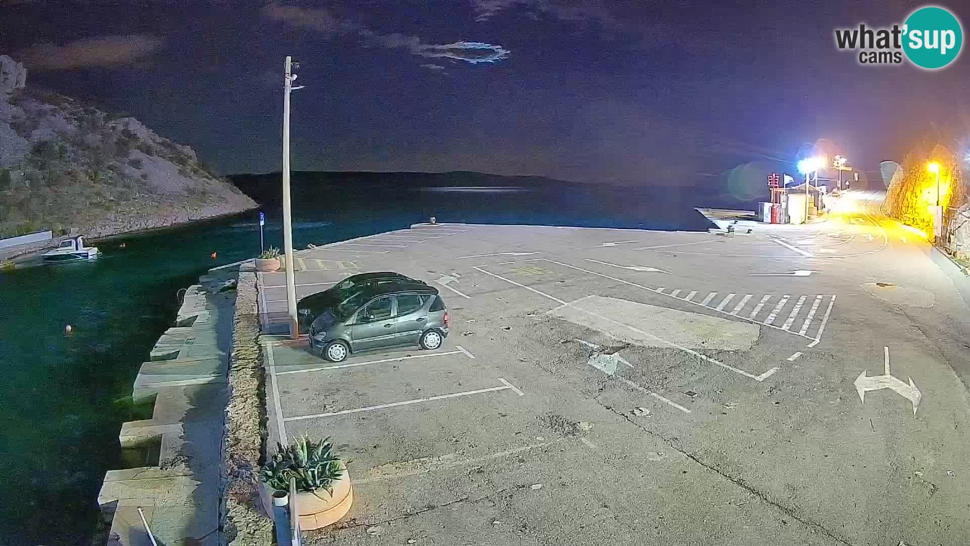 Webcam porto traghetti di Prizna – per l’isola di Pag