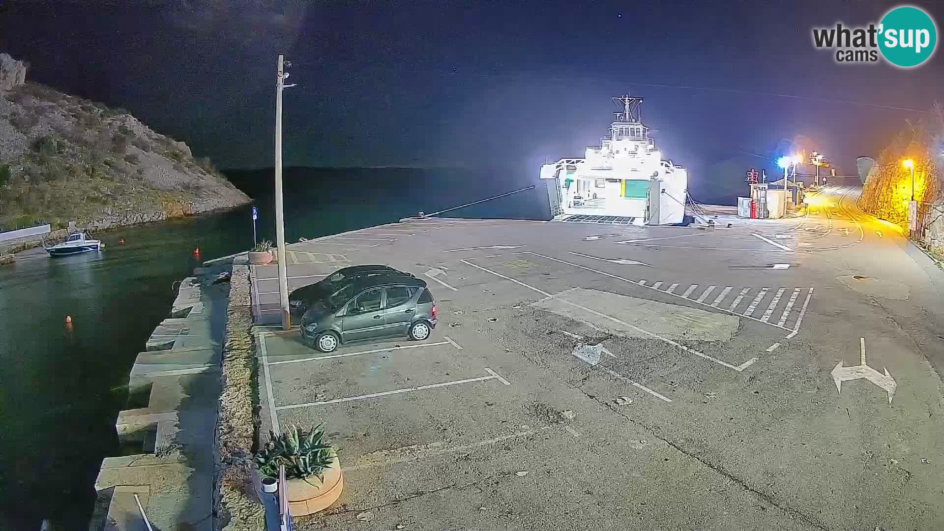 Webcam porto traghetti di Prizna – per l’isola di Pag