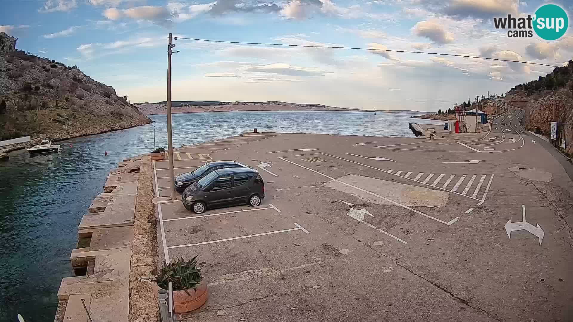 Webcam porto traghetti di Prizna – per l’isola di Pag