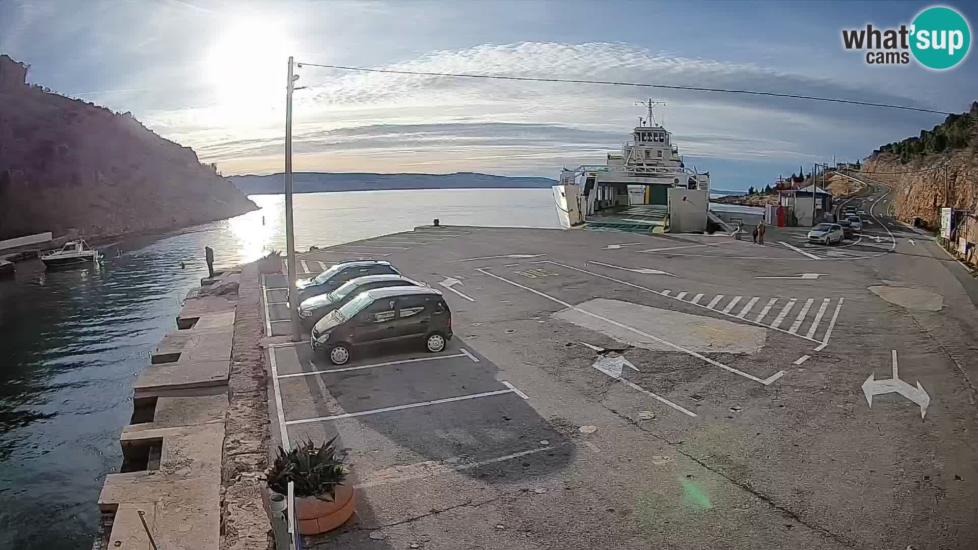 Webcam porto traghetti di Prizna – per l’isola di Pag