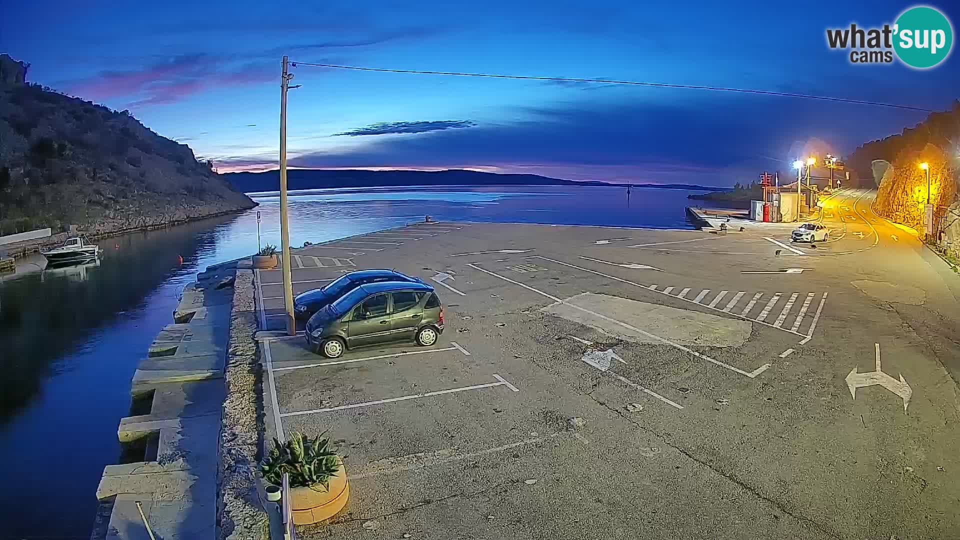 Webcam porto traghetti di Prizna – per l’isola di Pag