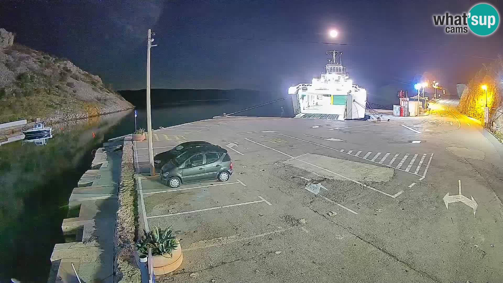 Webcam porto traghetti di Prizna – per l’isola di Pag