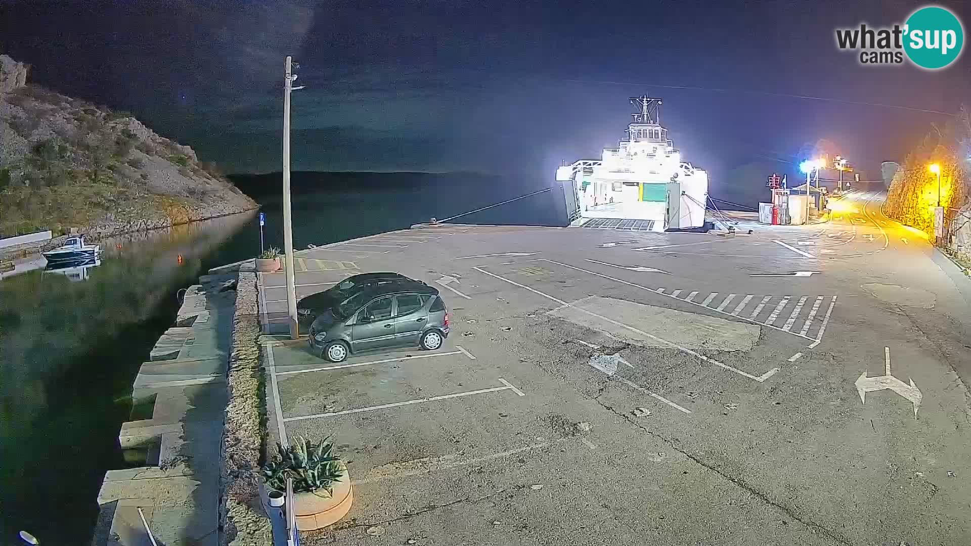Webcam porto traghetti di Prizna – per l’isola di Pag