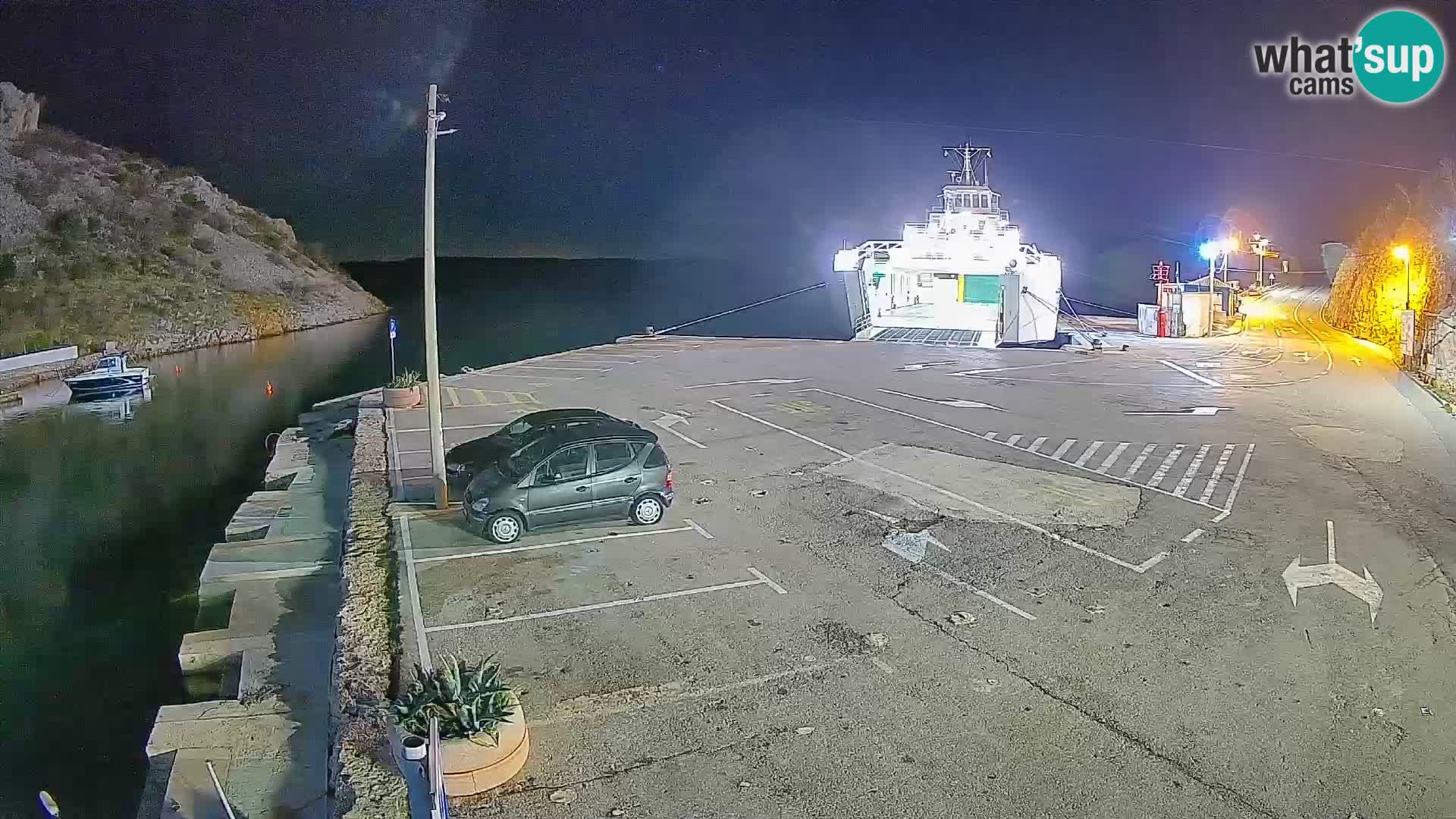 Webcam porto traghetti di Prizna – per l’isola di Pag