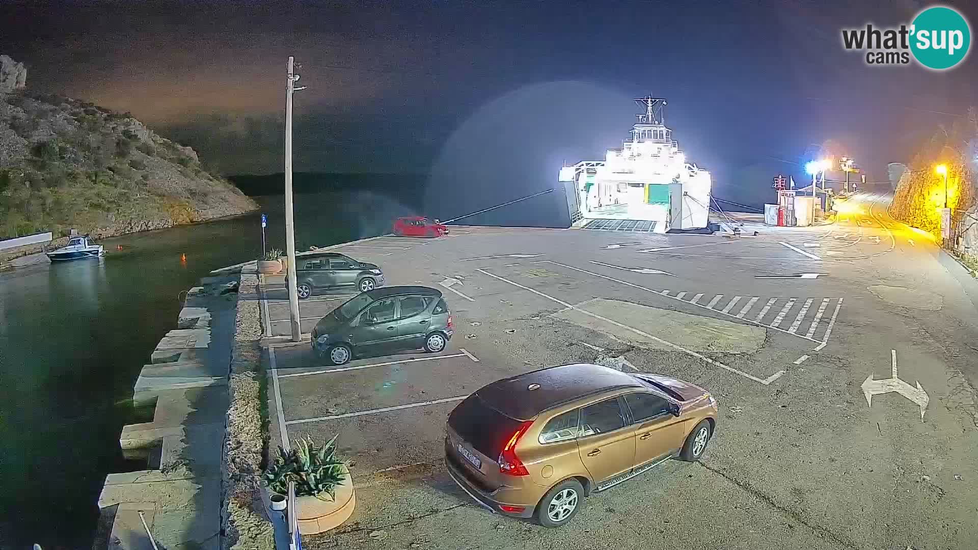 Webcam porto traghetti di Prizna – per l’isola di Pag