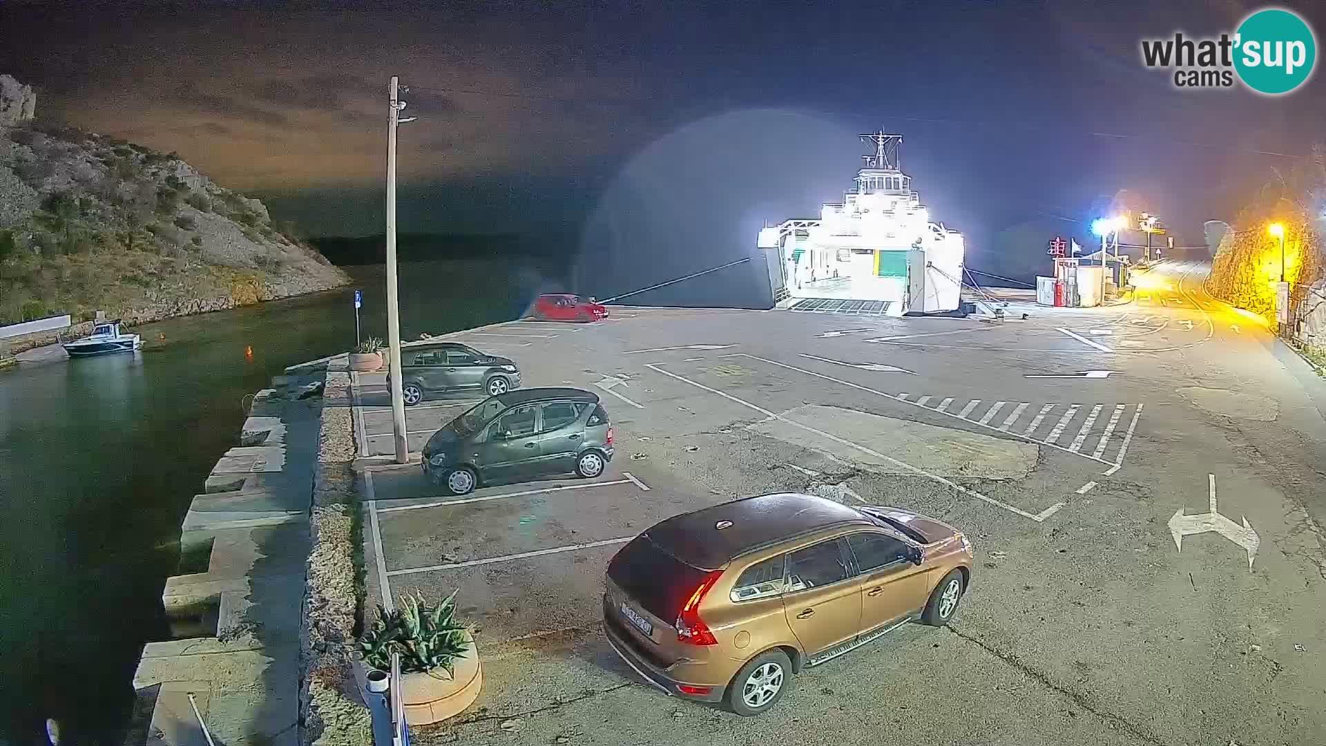 Webcam porto traghetti di Prizna – per l’isola di Pag