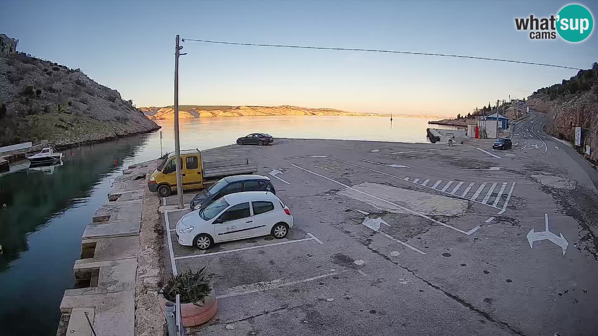 Webcam porto traghetti di Prizna – per l’isola di Pag