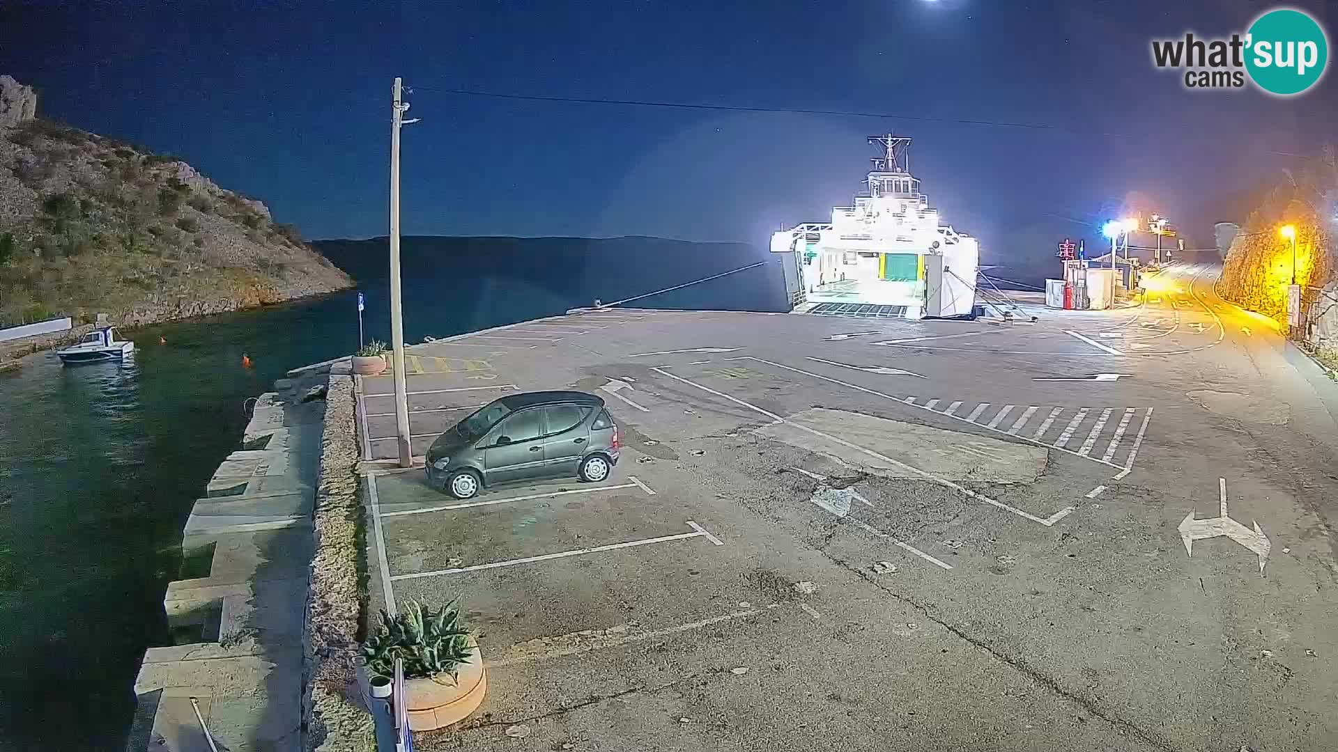 Webcam porto traghetti di Prizna – per l’isola di Pag