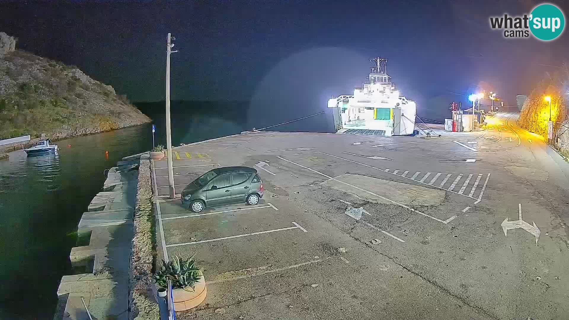 Webcam porto traghetti di Prizna – per l’isola di Pag