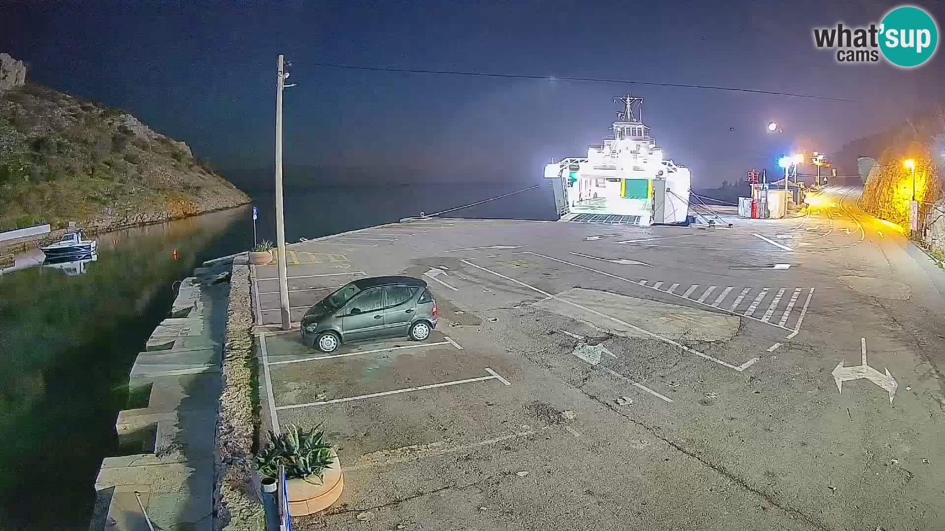 Webcam porto traghetti di Prizna – per l’isola di Pag