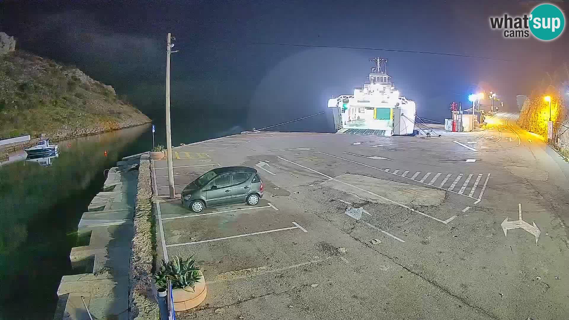 Webcam porto traghetti di Prizna – per l’isola di Pag