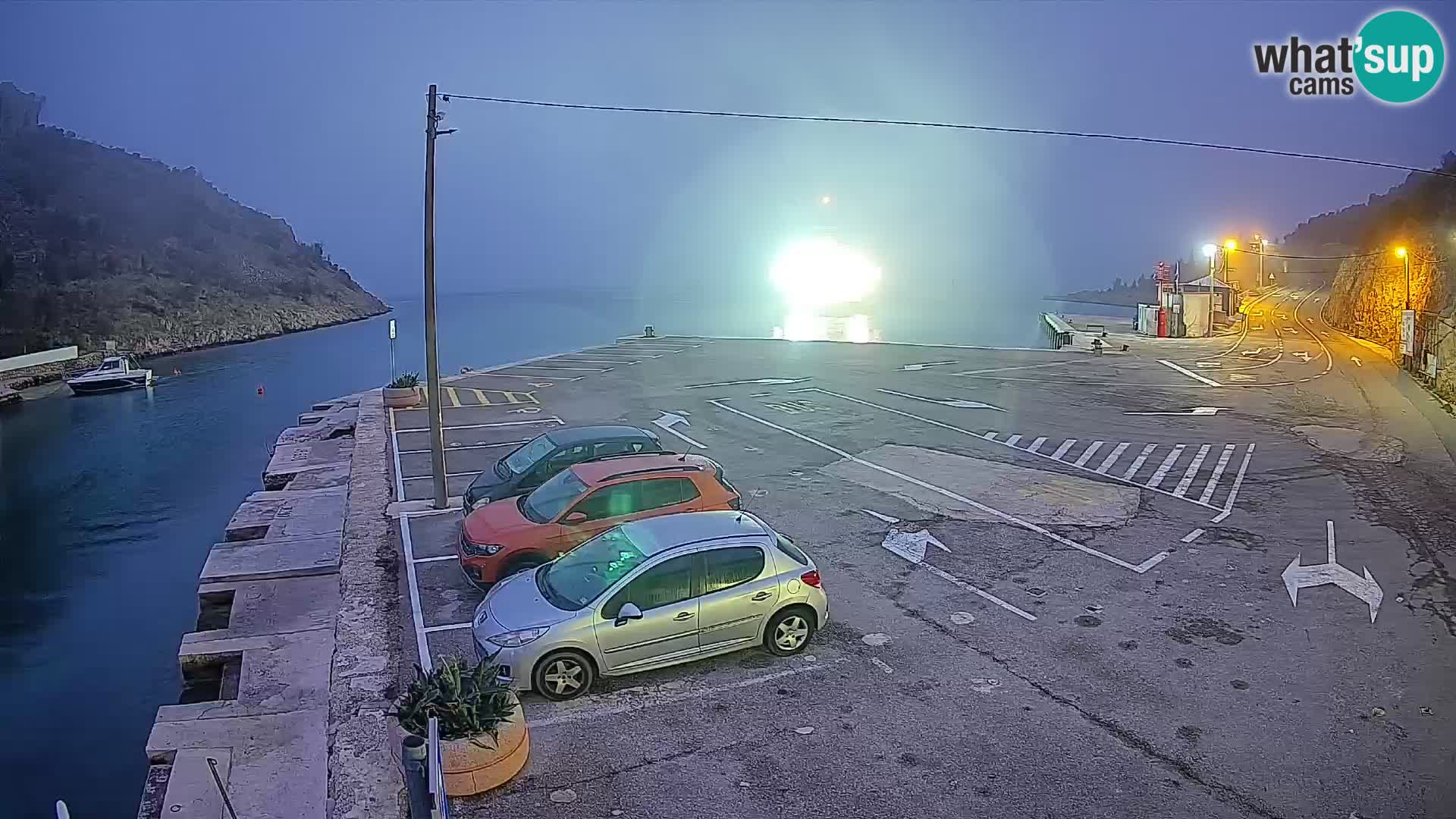 Webcam porto traghetti di Prizna – per l’isola di Pag