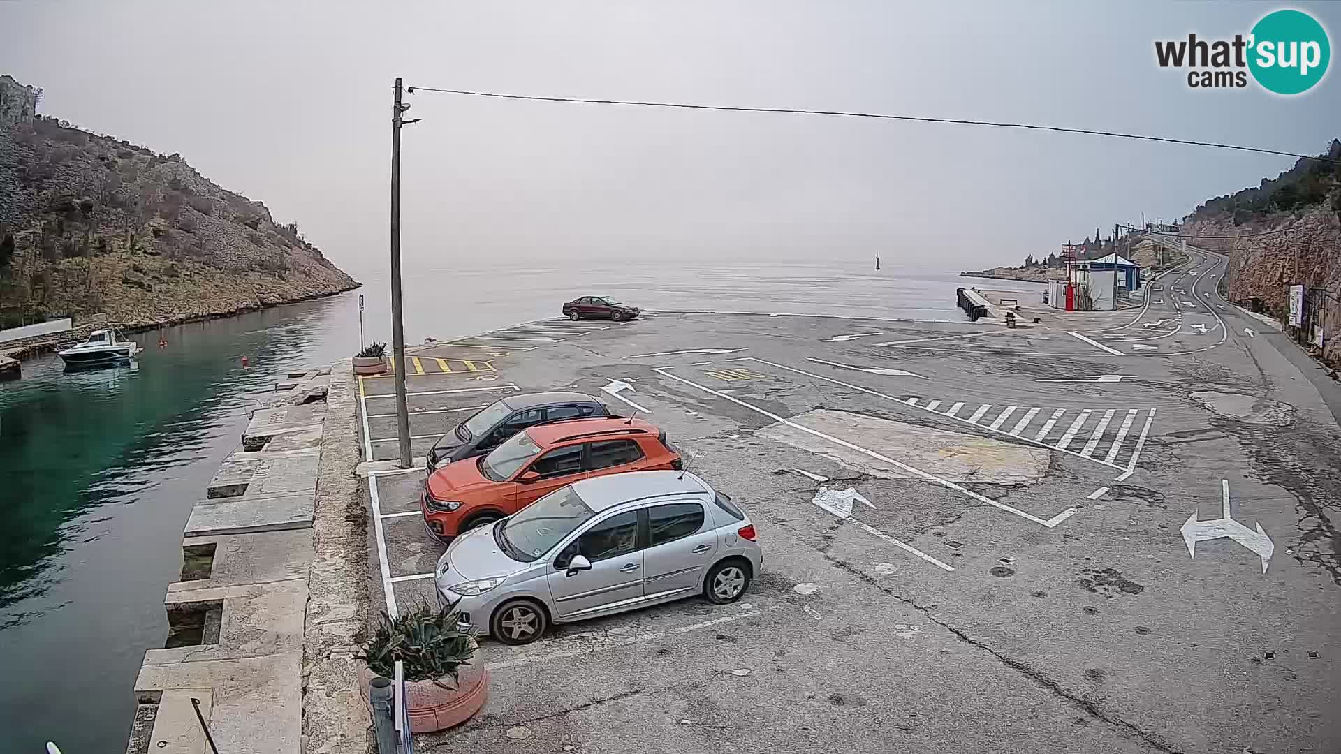 Webcam porto traghetti di Prizna – per l’isola di Pag