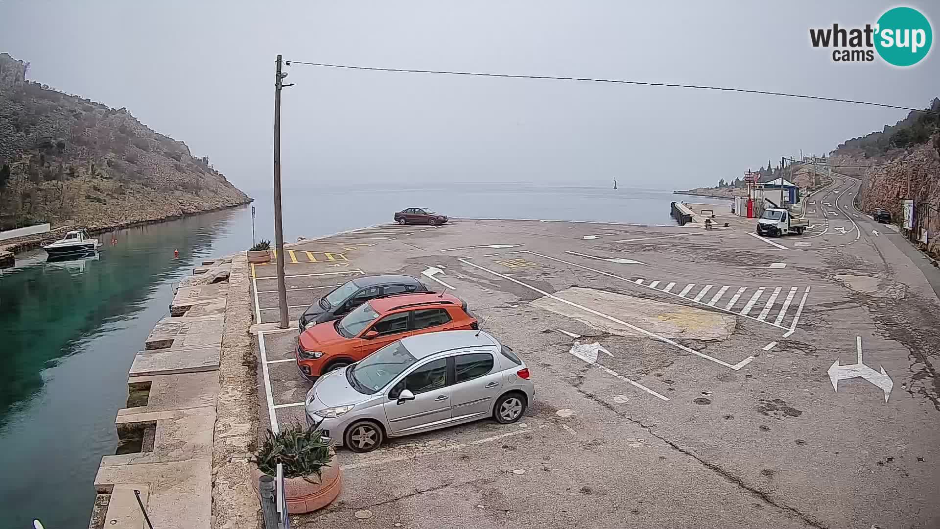 Webcam porto traghetti di Prizna – per l’isola di Pag